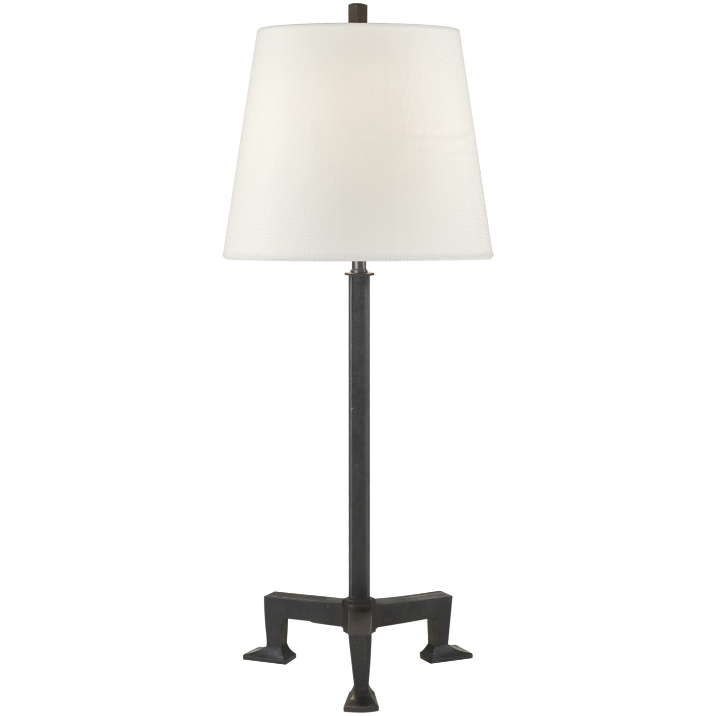 Thomas O'Brien Parish Buffet 31.5 inch 9 watt Aged Iron Buffet Lamp Portable Light in Linen