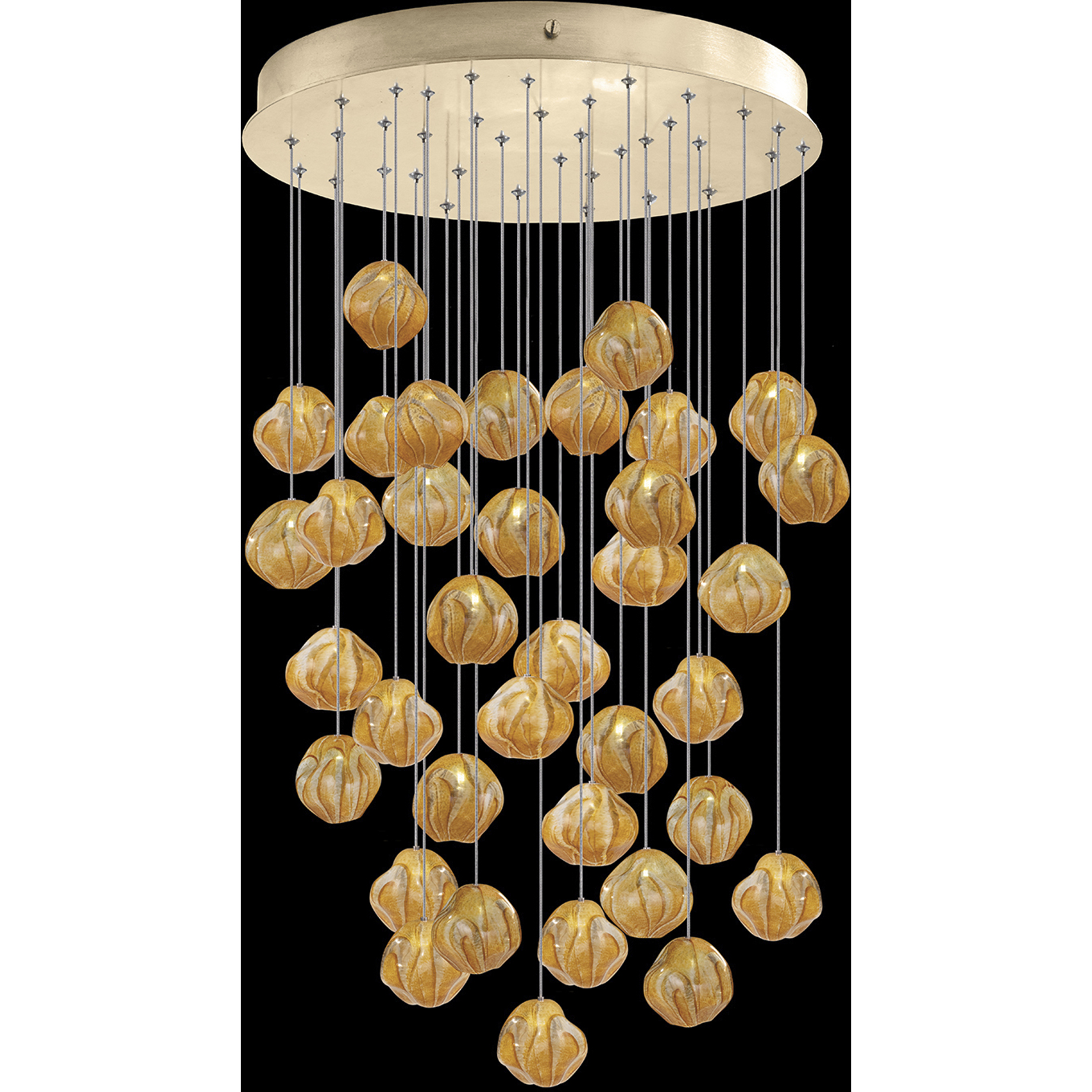 Vesta LED 34 inch Gold Pendant Ceiling Light
