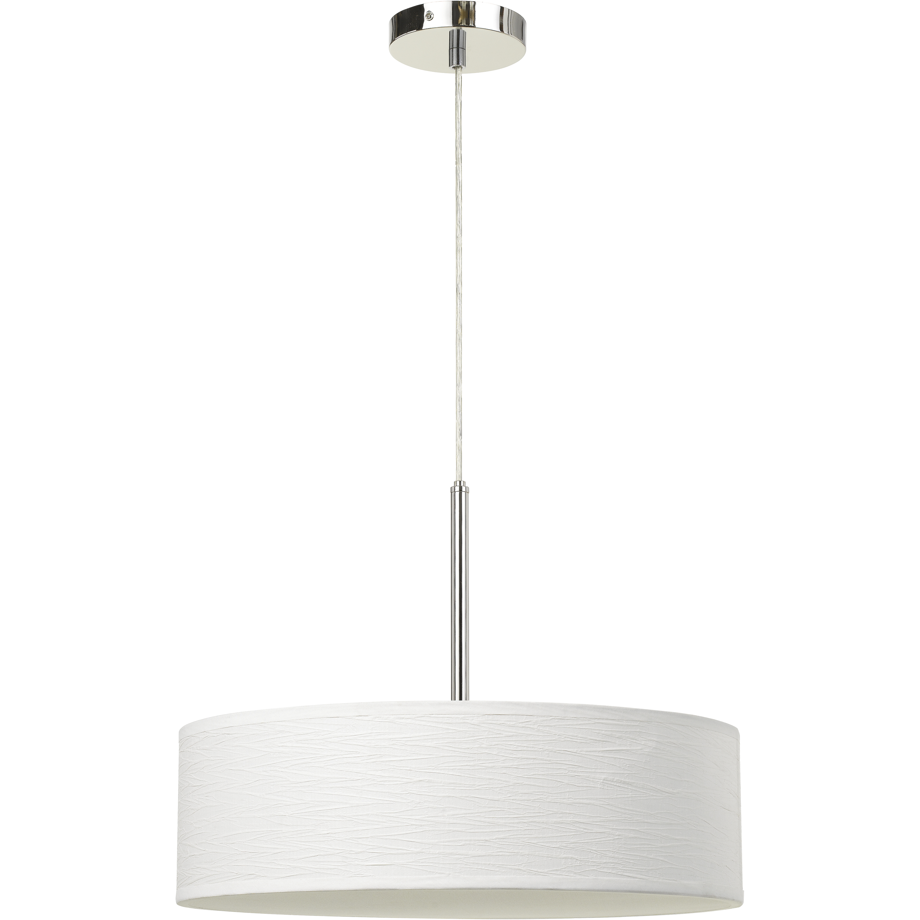 CAL LED 4.75 inch Patterned White Pendant Ceiling Light