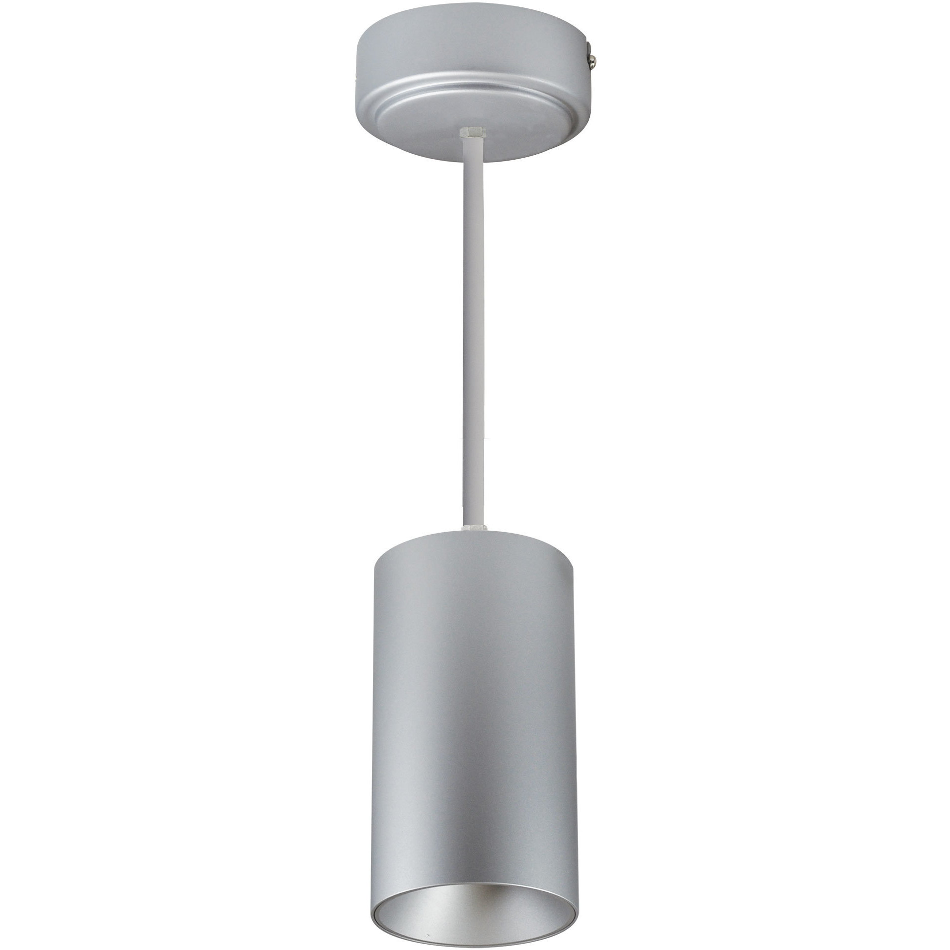 iLENE Silver Stem Mount Mini Cylinder Ceiling Light