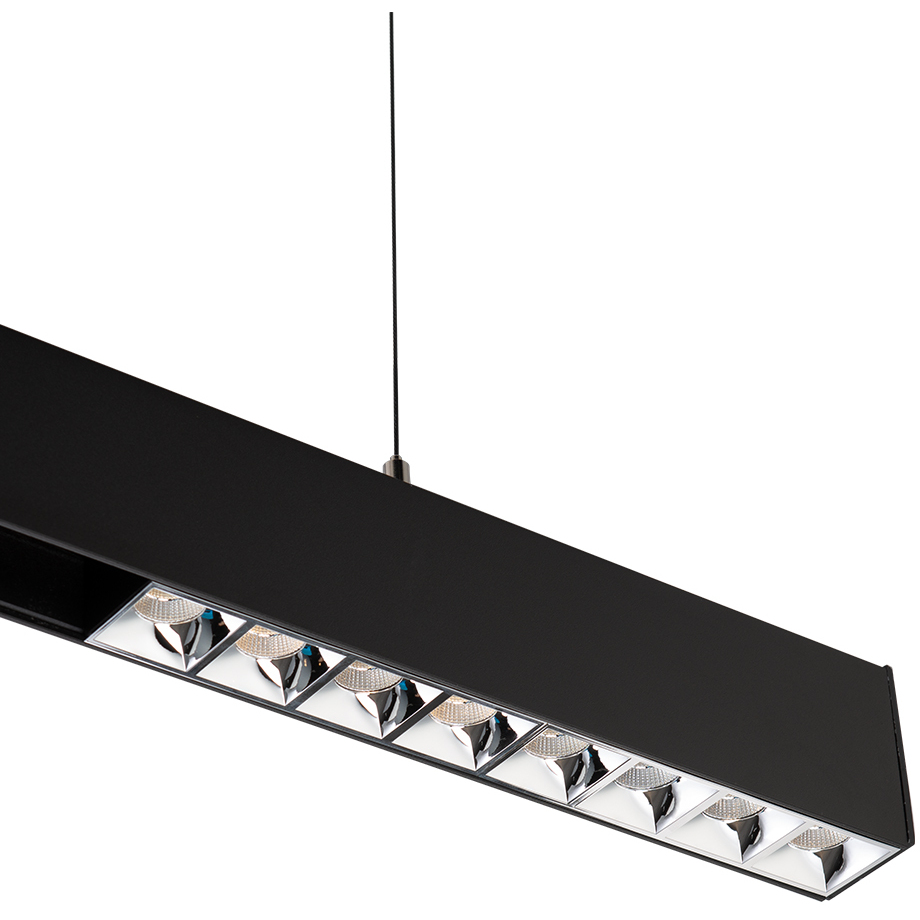 Ventrix 1 Light 48 Chrome Track Fixtures Ceiling Light