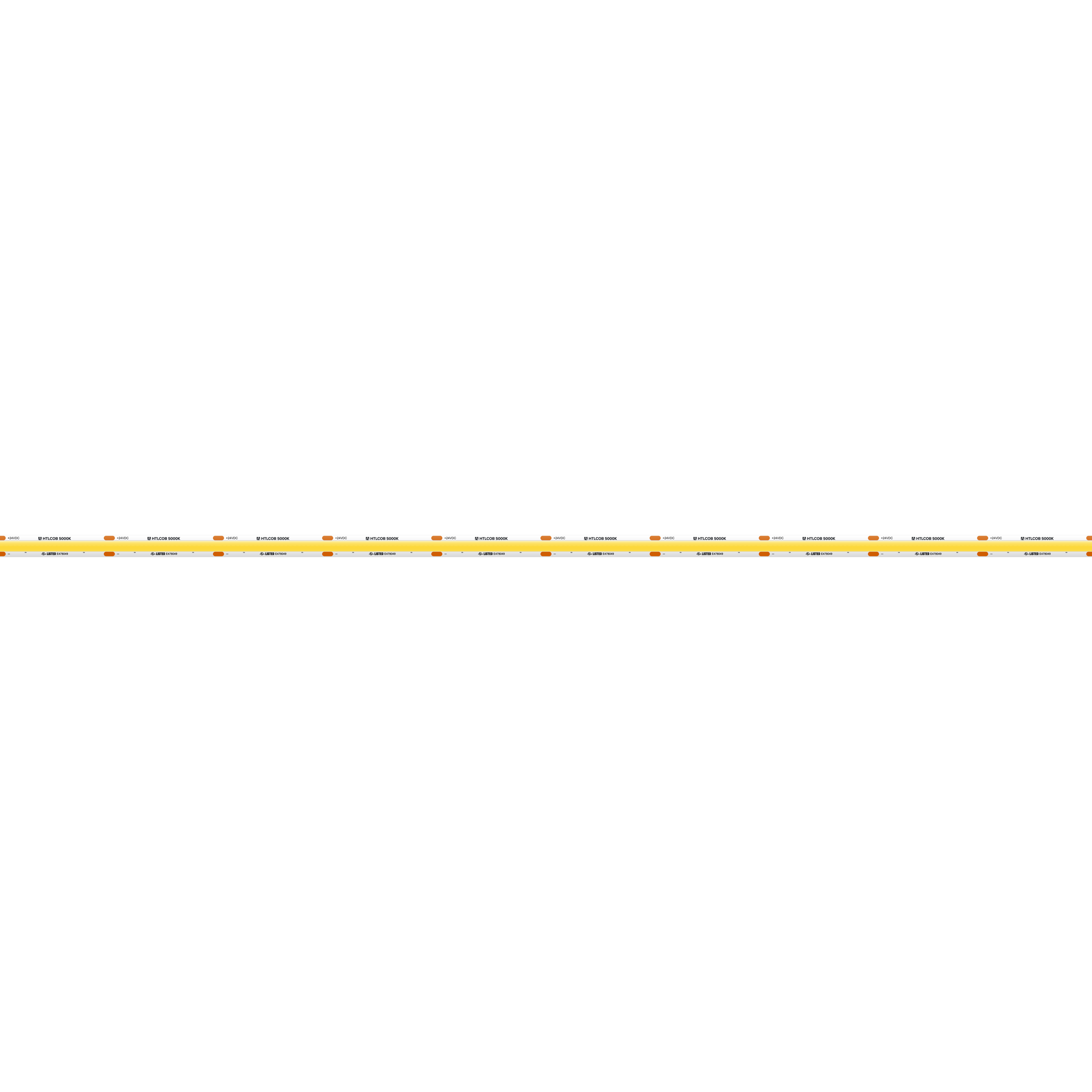 High OutPut COB White 5000K 9.7 inch Tape Light
