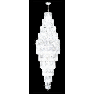 Prestige 28 Light 20 inch Silver Entry Chandelier Ceiling Light, Large