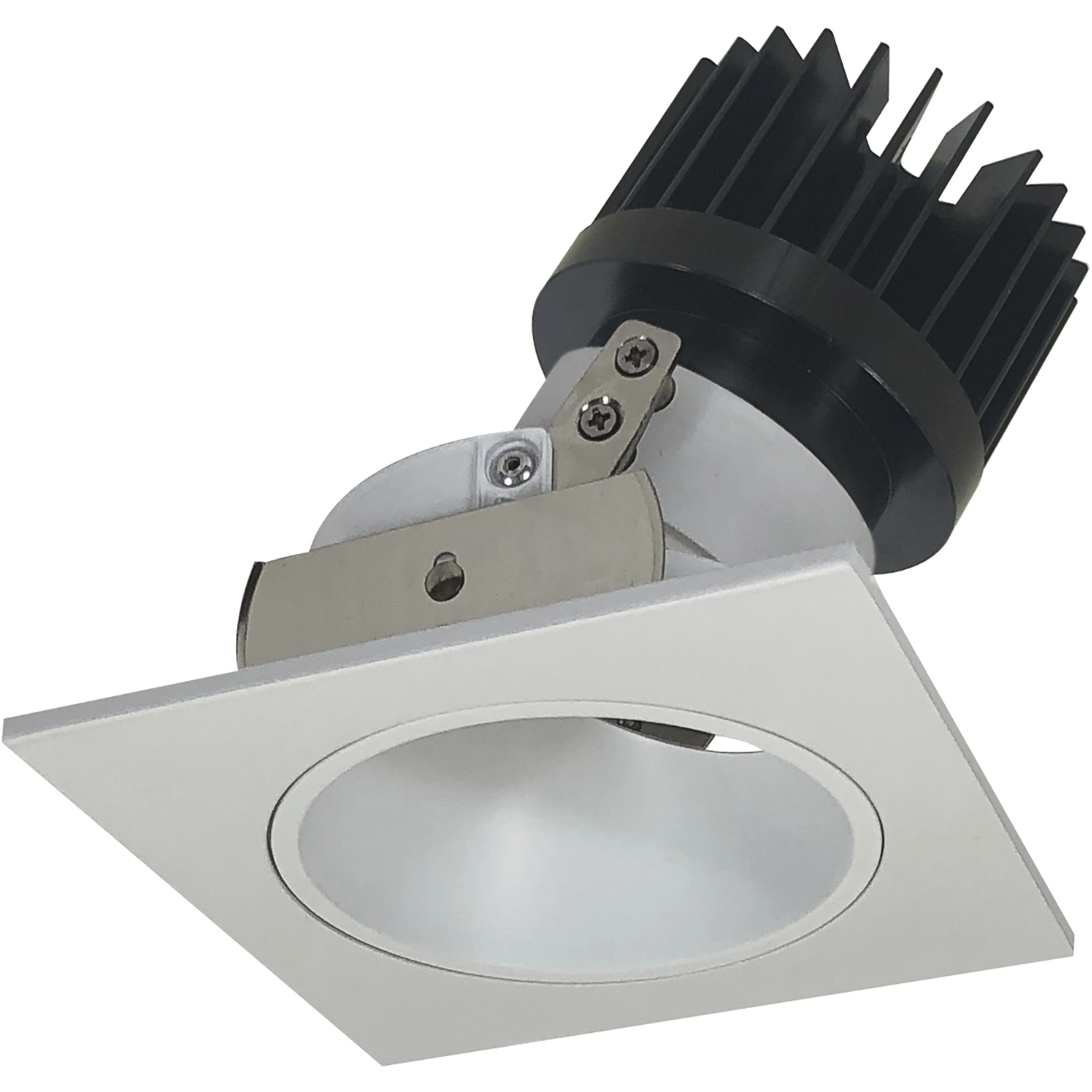 Iolite White with White Recessed Light in 2700K, 2500, Square/Round Deep Reflector