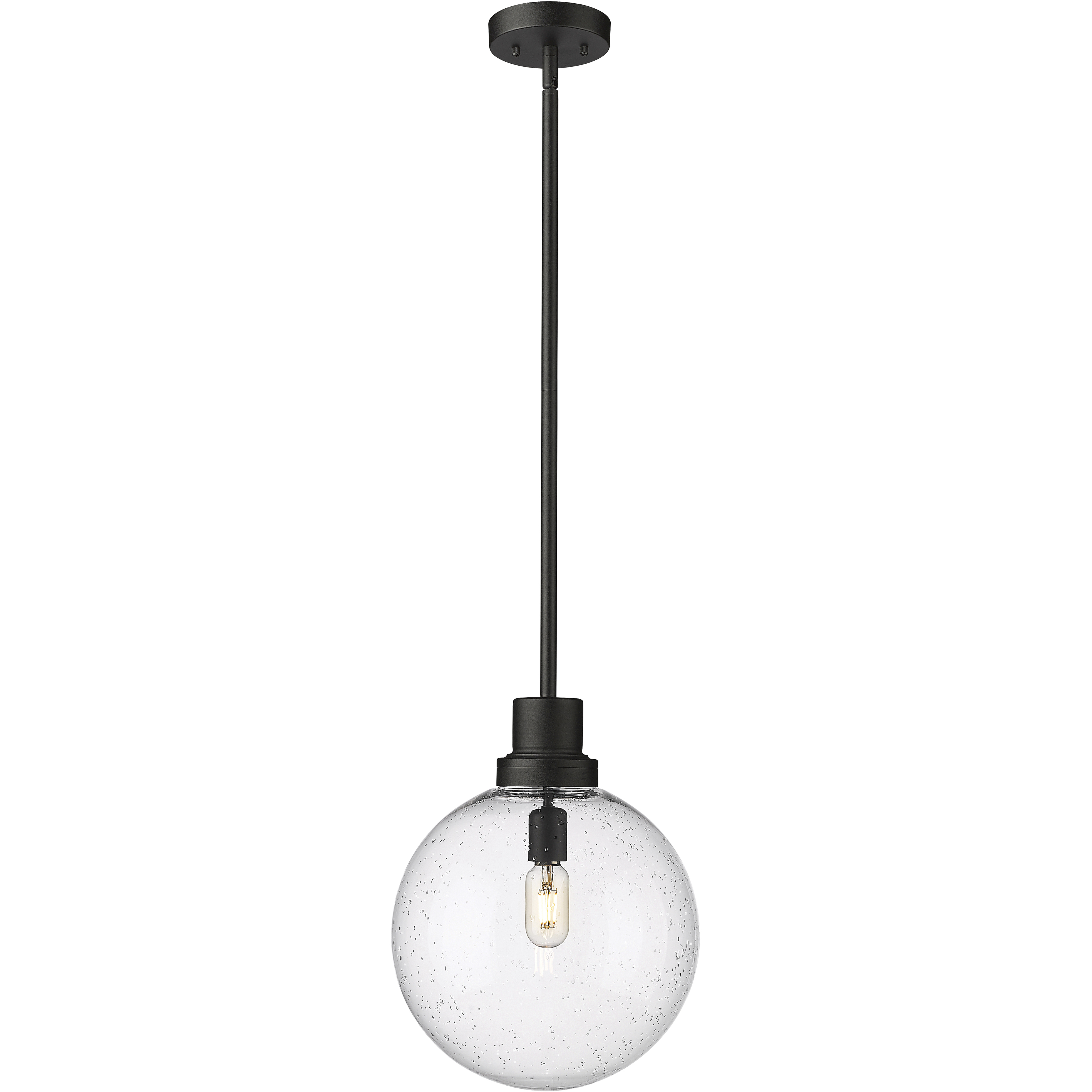 Laurent 1 Light 12 inch Black Outdoor Pendant
