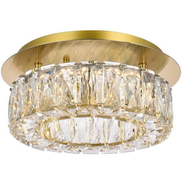 White and gold flush ceiling light shop