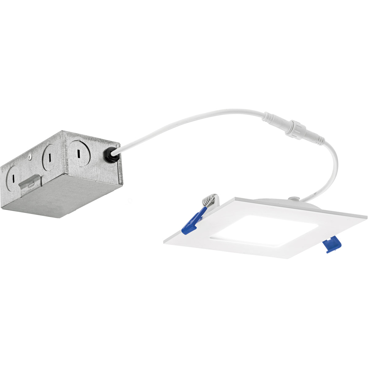 Direct To Ceiling Slim Textured White Downlight