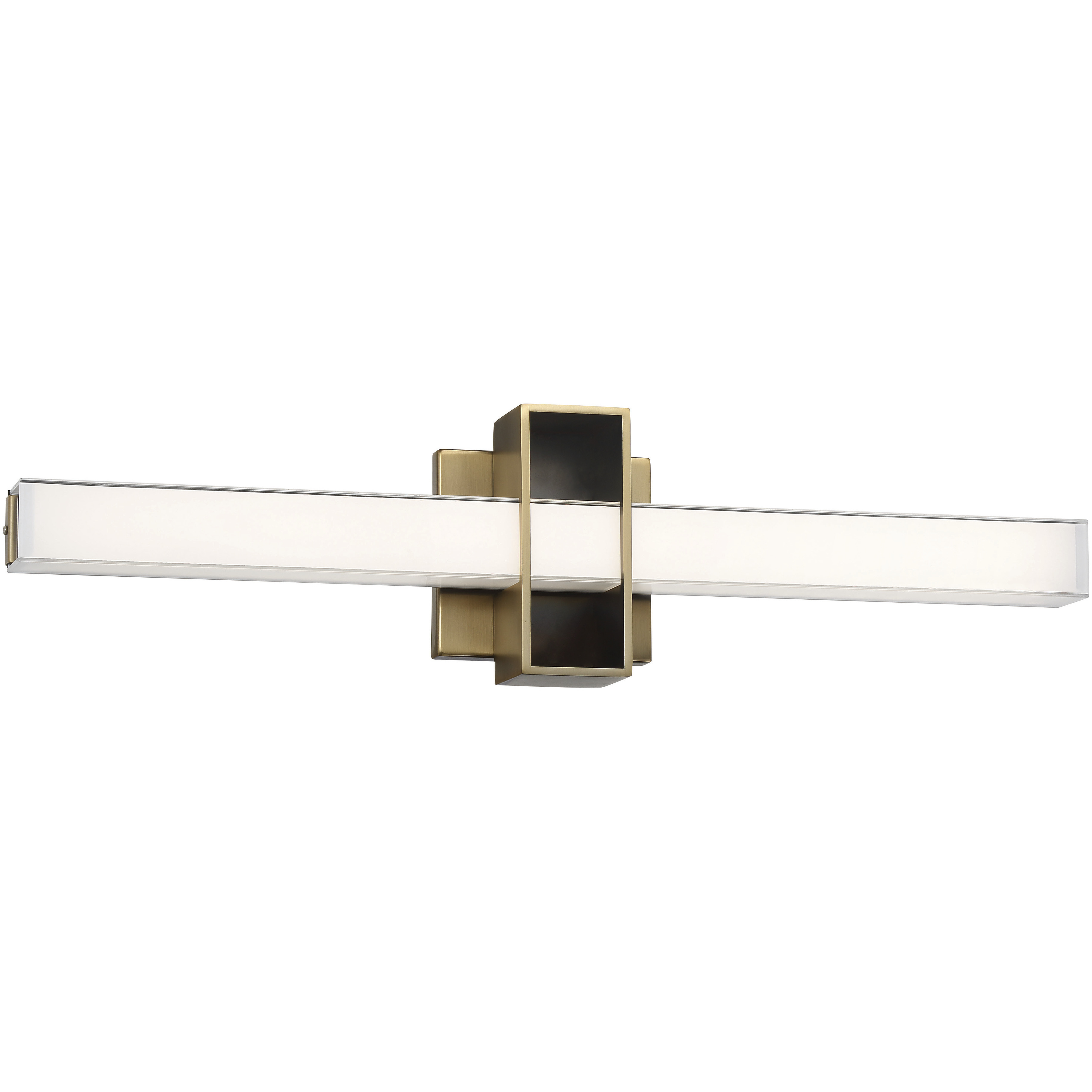Major LED 24 inch Aged Brass Bath Light Wall Light
