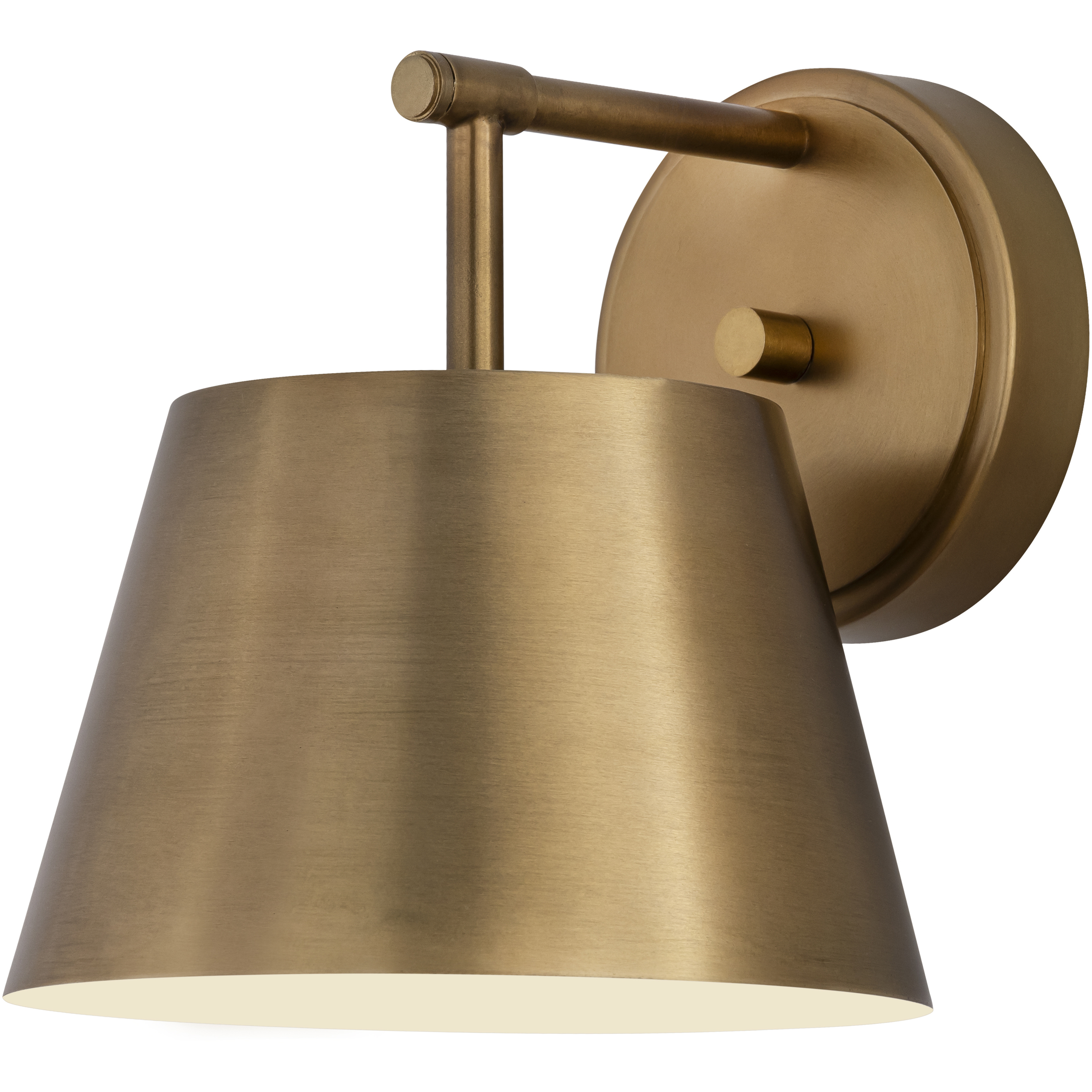 Lilly 1 Light 8 inch Rubbed Brass Wall Sconce Wall Light