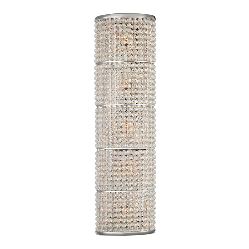 Sherrill 5 Light 6.5 inch Polished Nickel Wall Sconce Wall Light