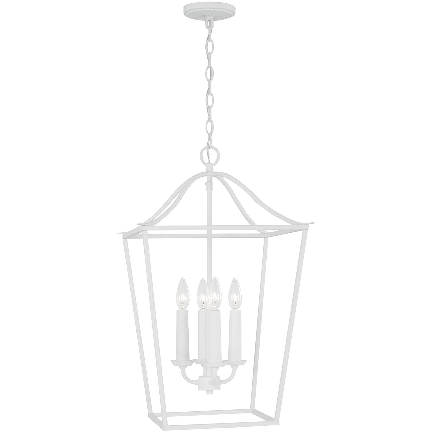 Grady 4 Light 15.75 inch Textured White Foyer Ceiling Light