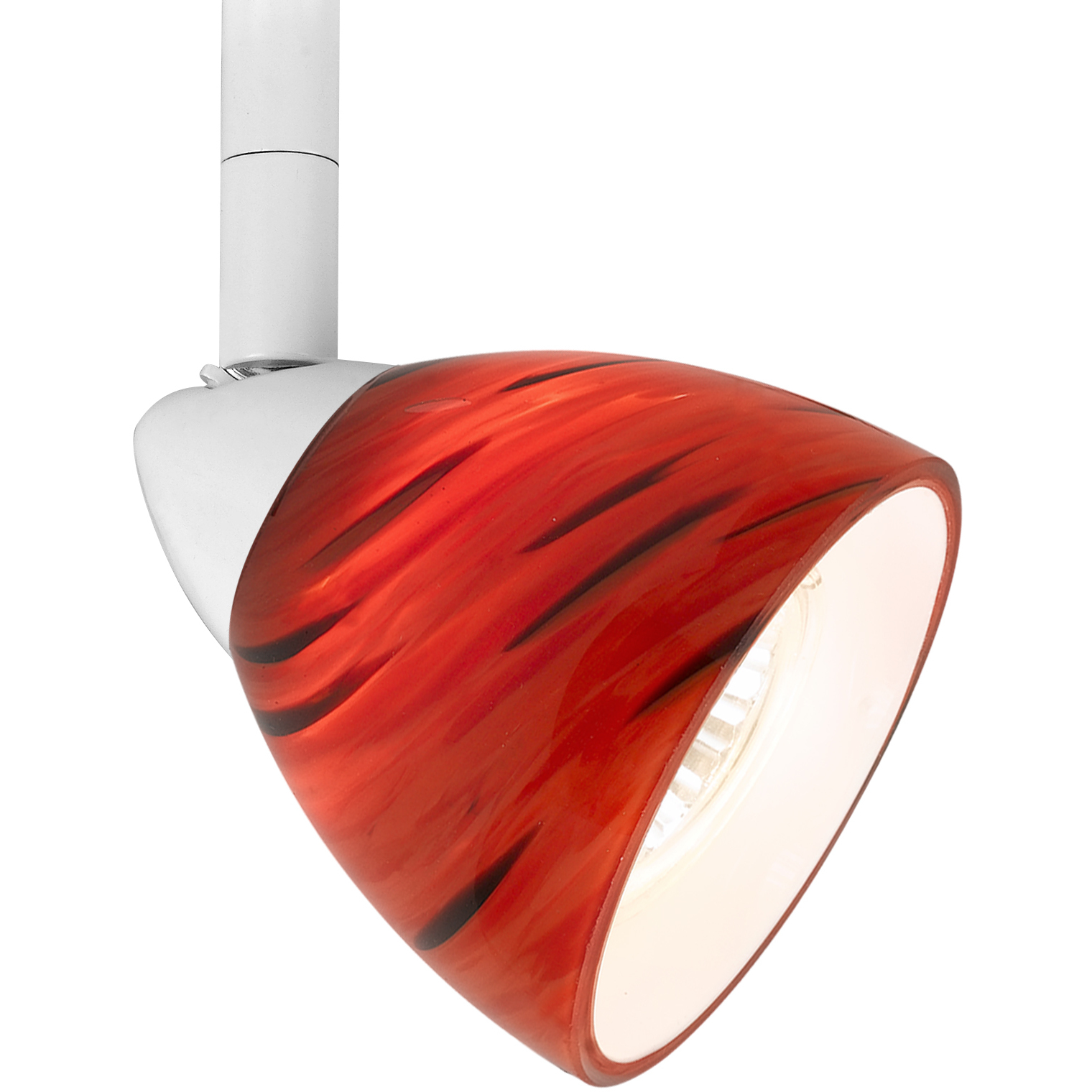 Serpentine 1 Light 120V White Track Head Ceiling Light