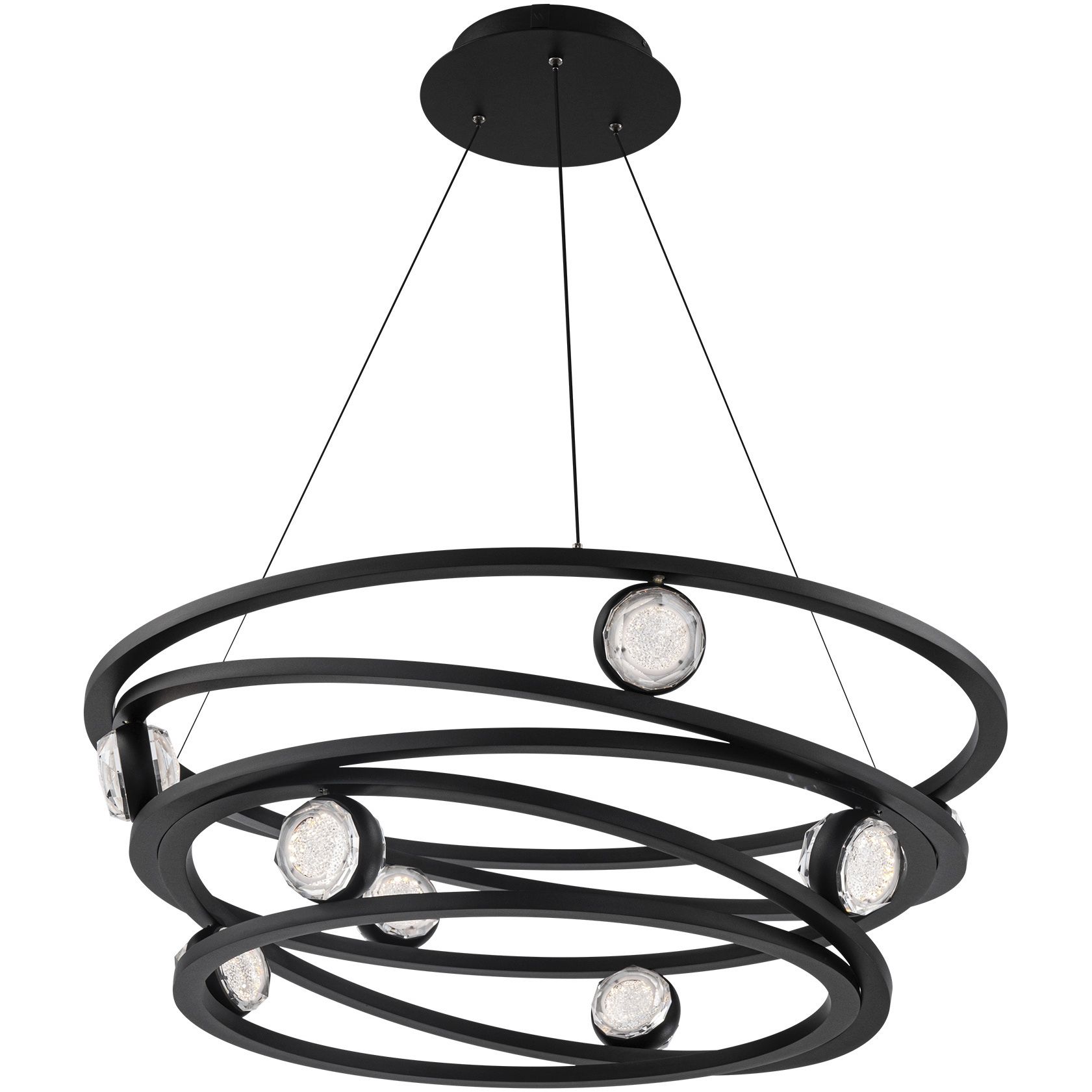 Beyond Wraparound LED 29 inch Black Pendant Ceiling Light