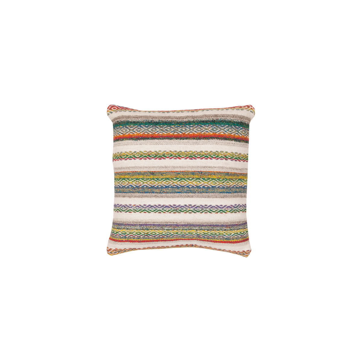 Hampden 20 X 20 inch Bright Red and White Throw Pillow