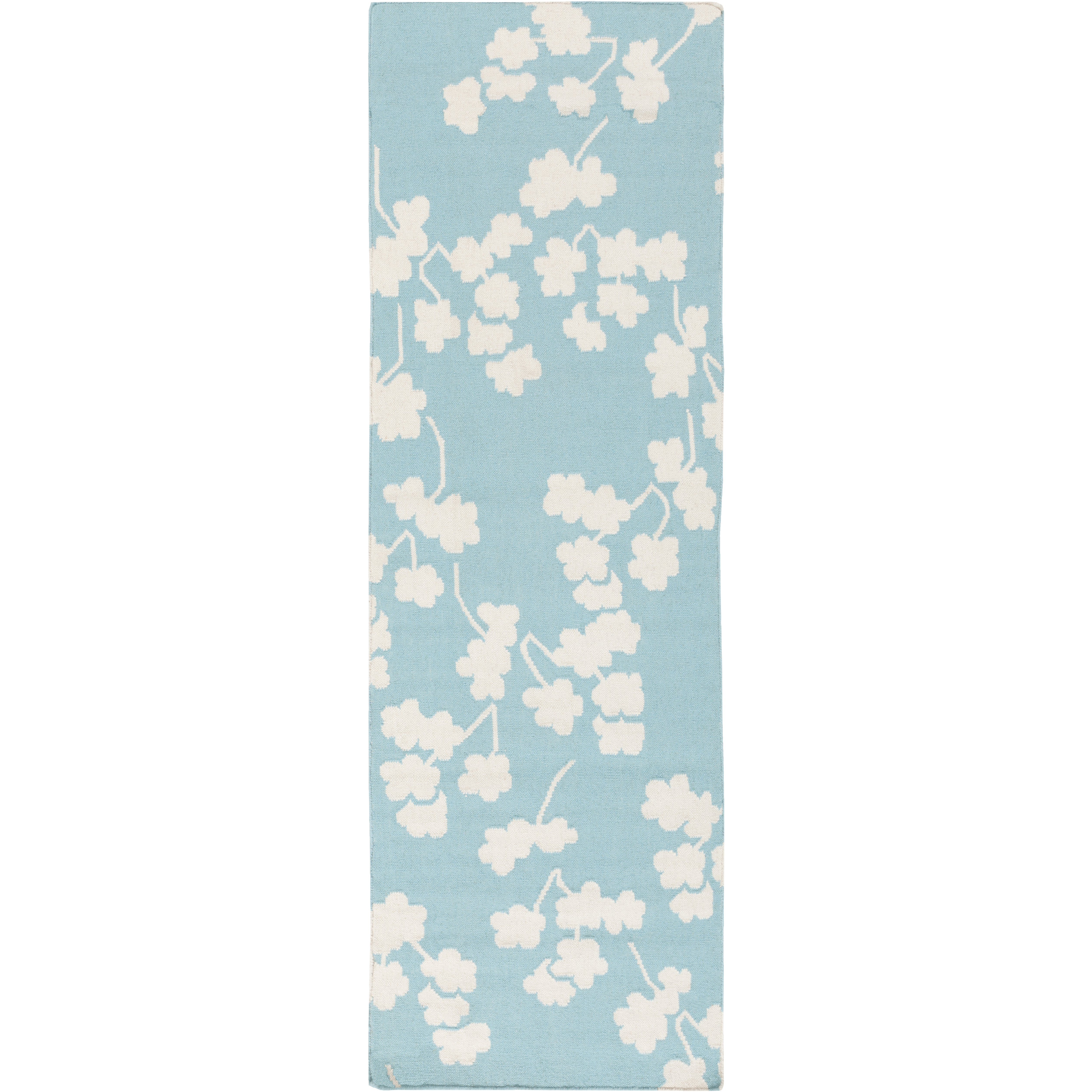 Fallon 96 X 30 inch Aqua, Beige Rug