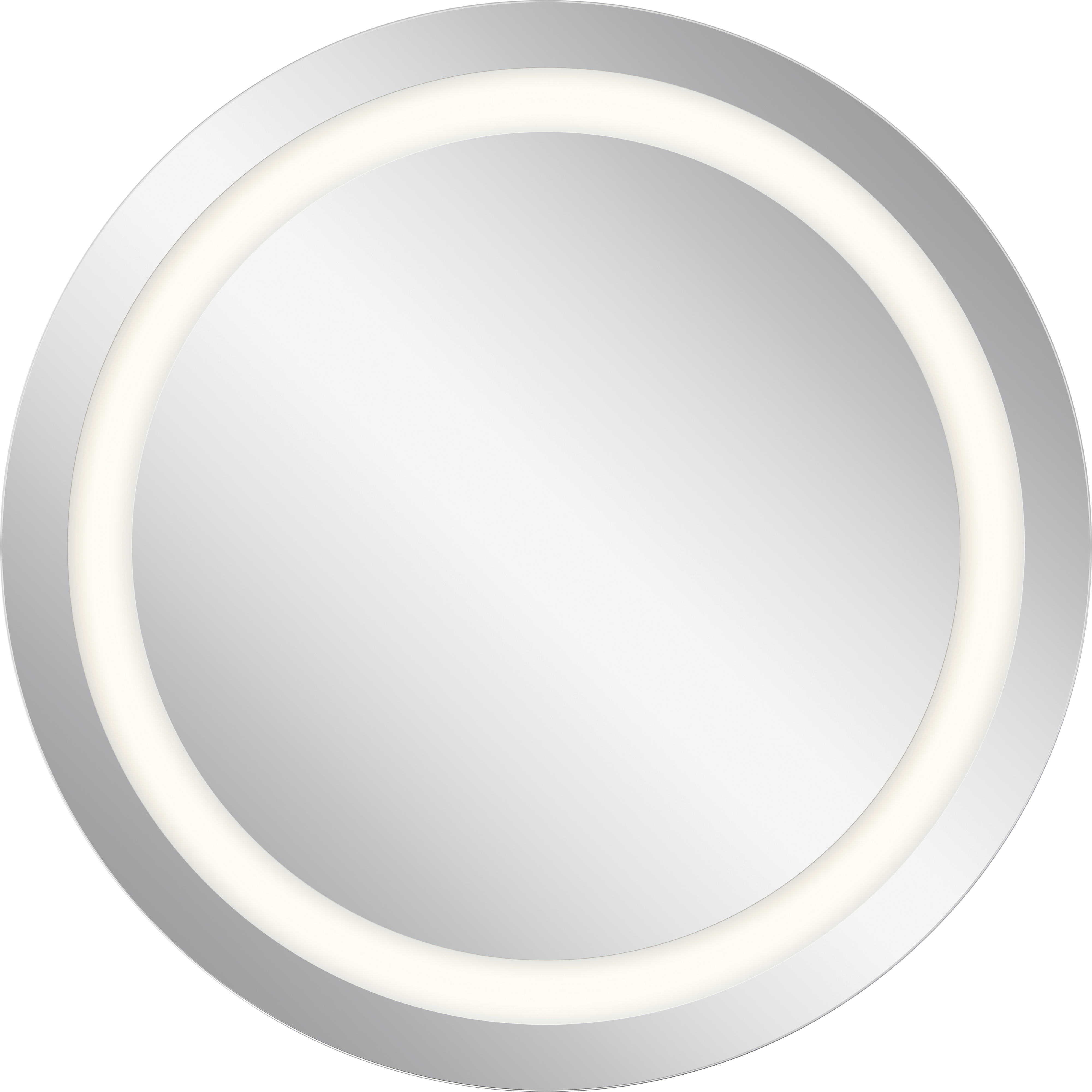 Ohio 33.5 X 33.5 inch Unfinished Wall Mirror, Backlight