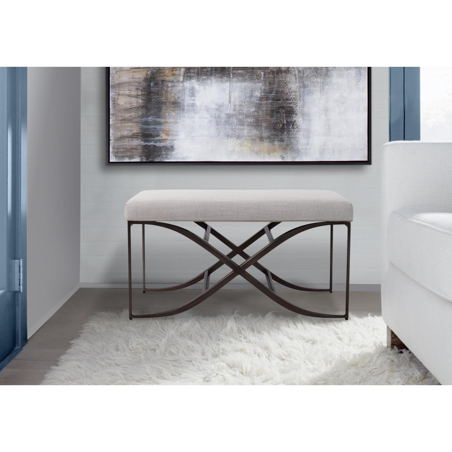 Kenmare Gunmetal Bench