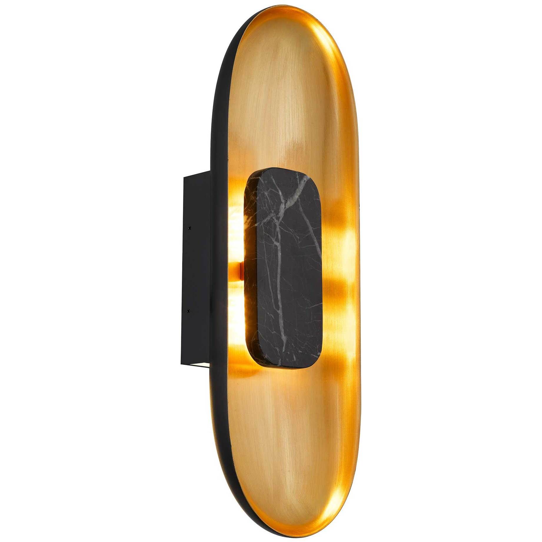 Marilyn LED 20 inch Brushed Brass Outdoor Wall Sconce