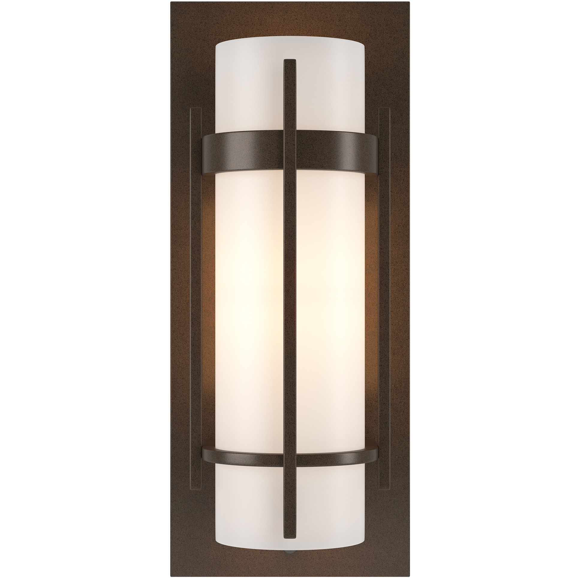 Banded 1 Light 5 inch Bronze ADA Sconce Wall Light, with Bar