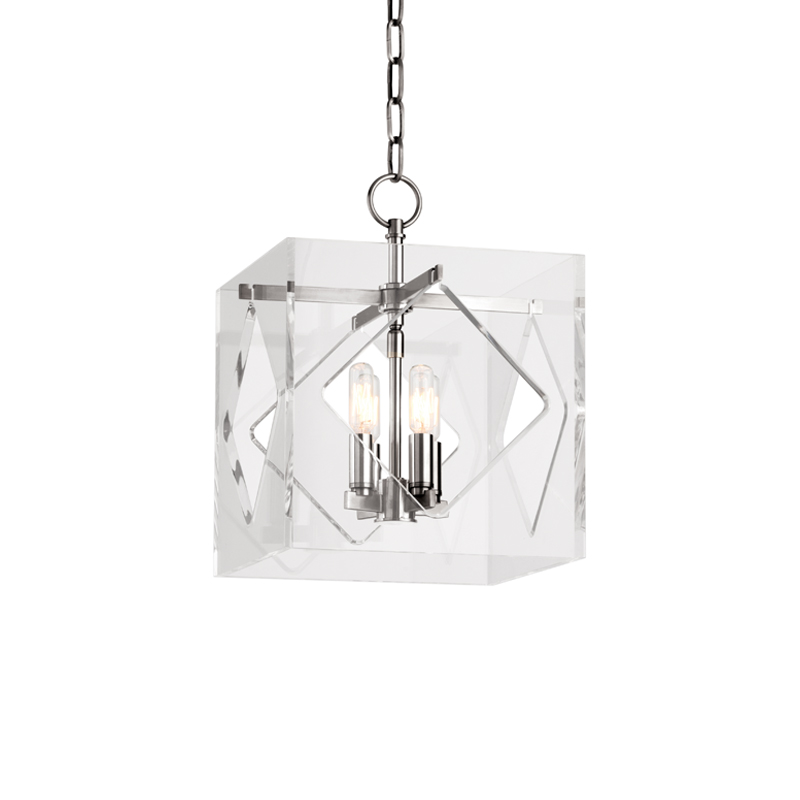 Travis 4 Light 12 inch Polished Nickel Pendant Ceiling Light