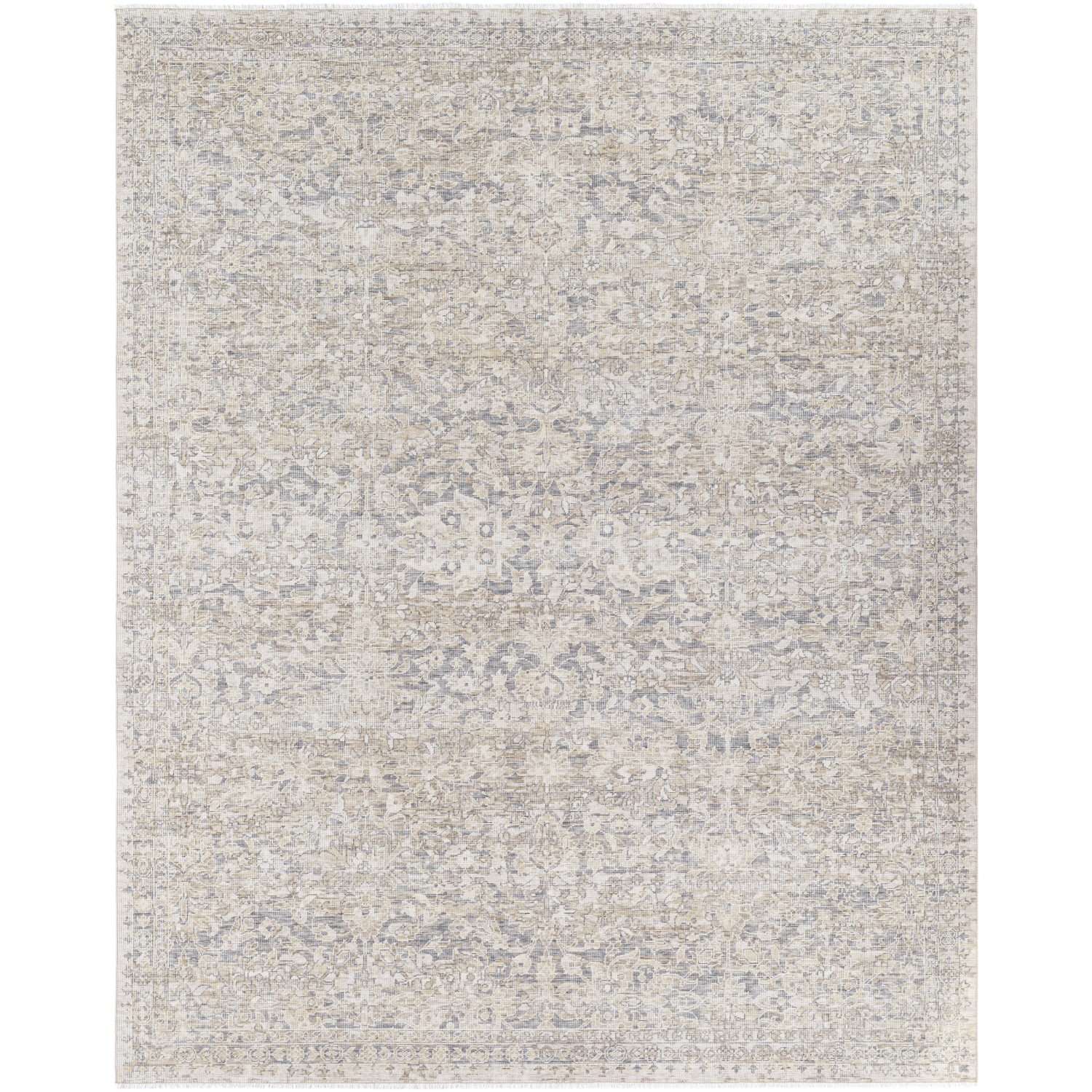 Once Upon a Time 141.73 X 106.3 inch Gray / Light Brown / Ivory / Light Gray / Tan Machine Woven Rug in 9 x 12