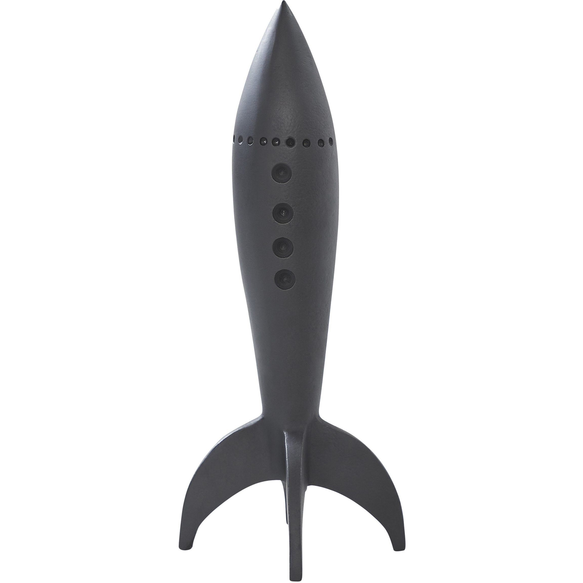 Rhodes Matte Black Statue