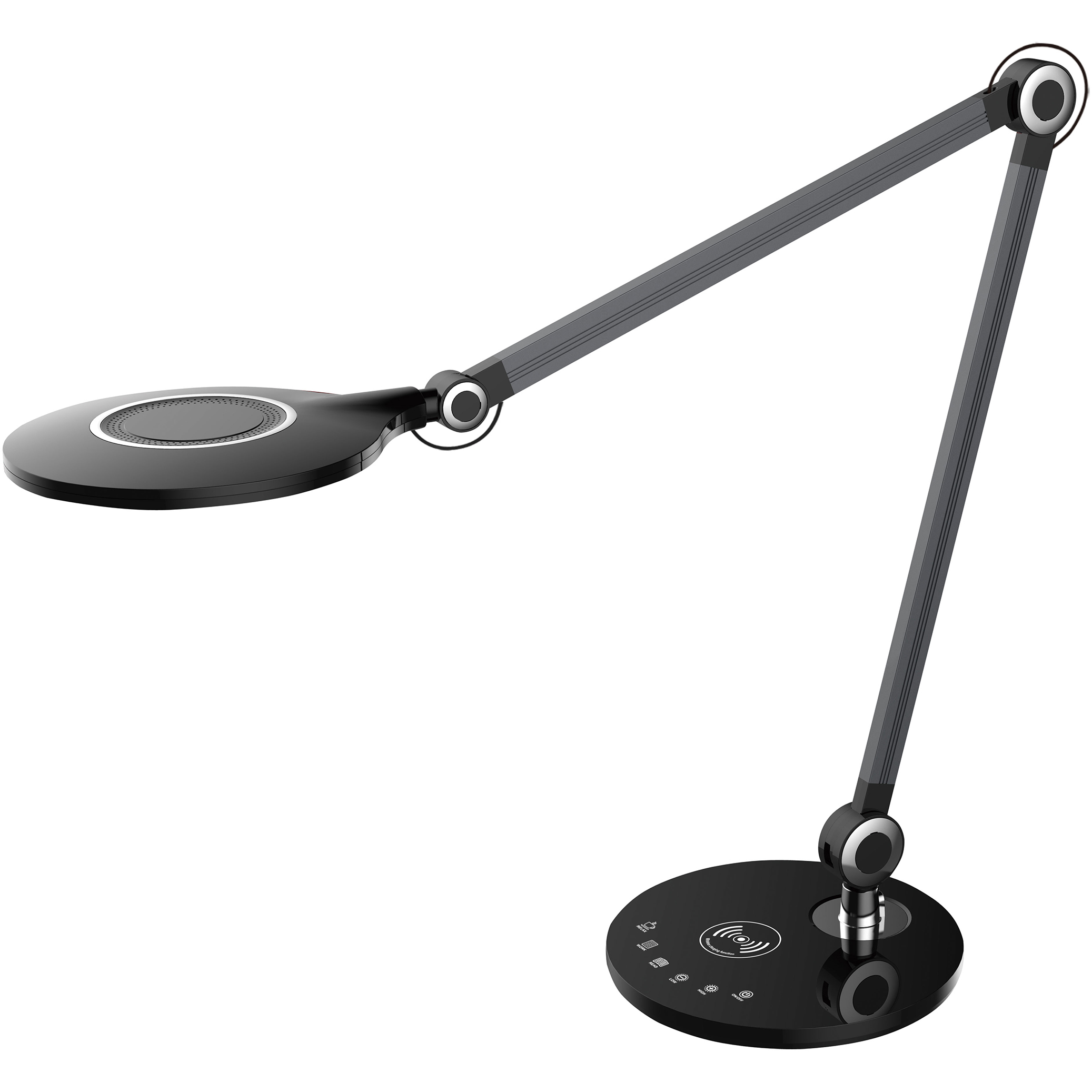 Alina 19.5 inch 10 watt Black Task Table Lamp Portable Light, Swivel