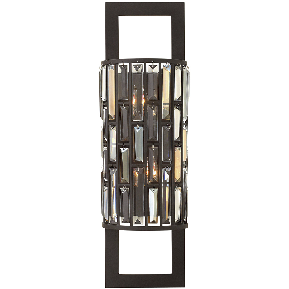 Gemma LED 8 inch Vintage Bronze Sconce Wall Light