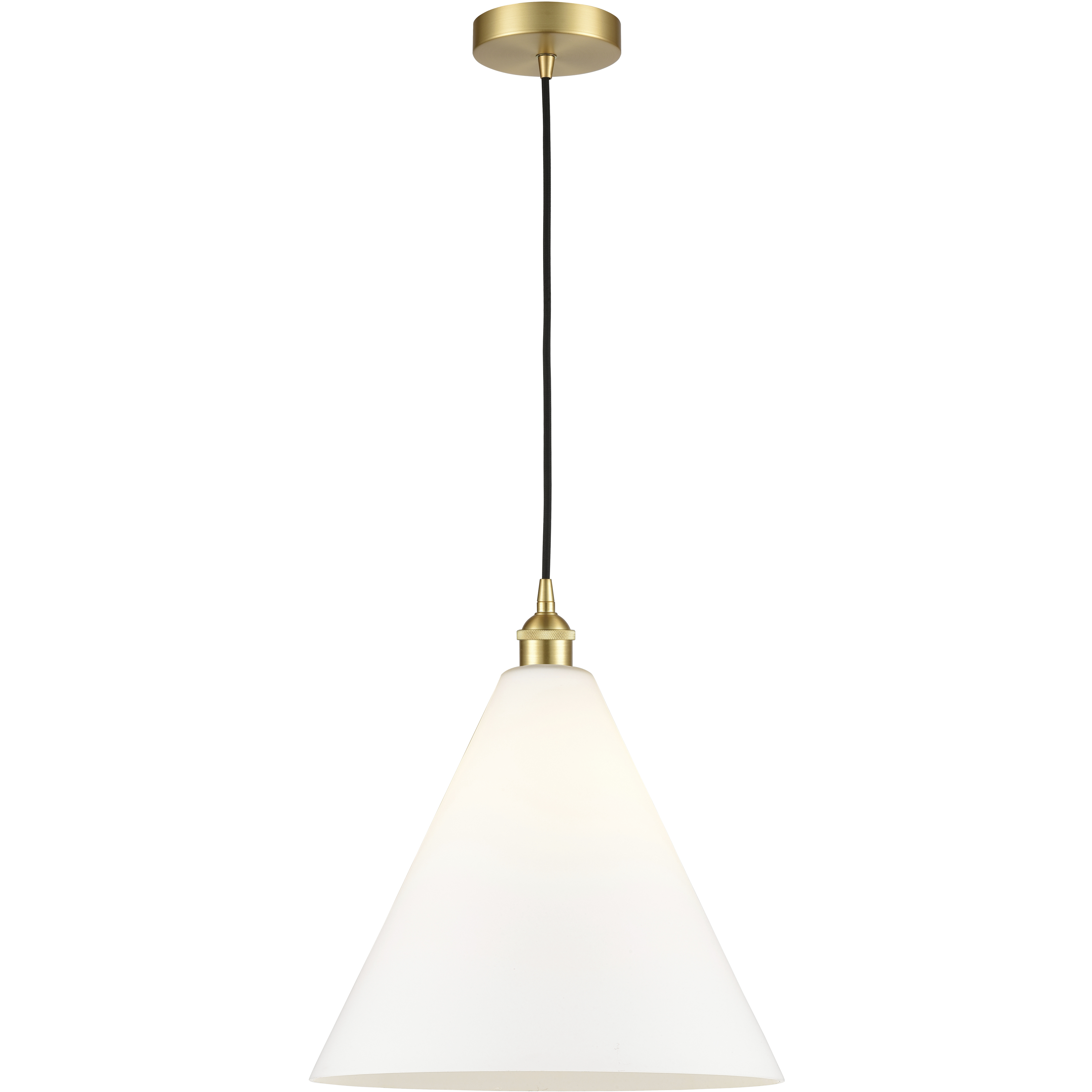 Berkshire 1 Light 16 inch Satin Gold Mini Pendant Ceiling Light