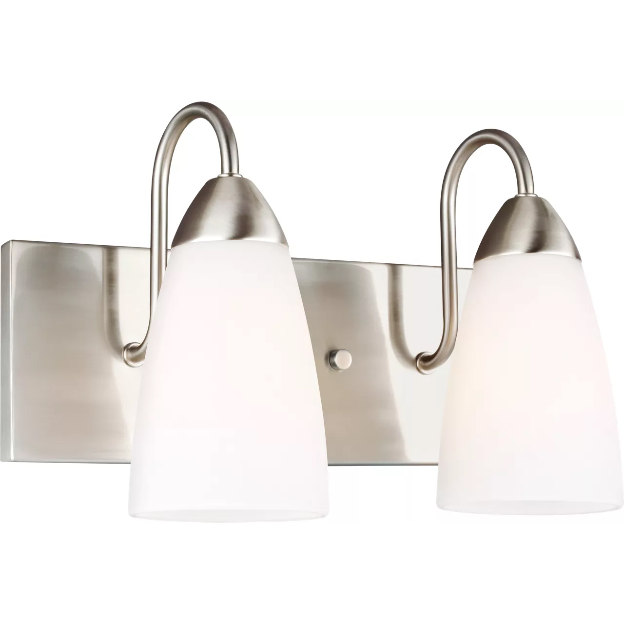 Seville 2 Light 13.5 inch Brushed Nickel Wall Bath Fixture Wall Light