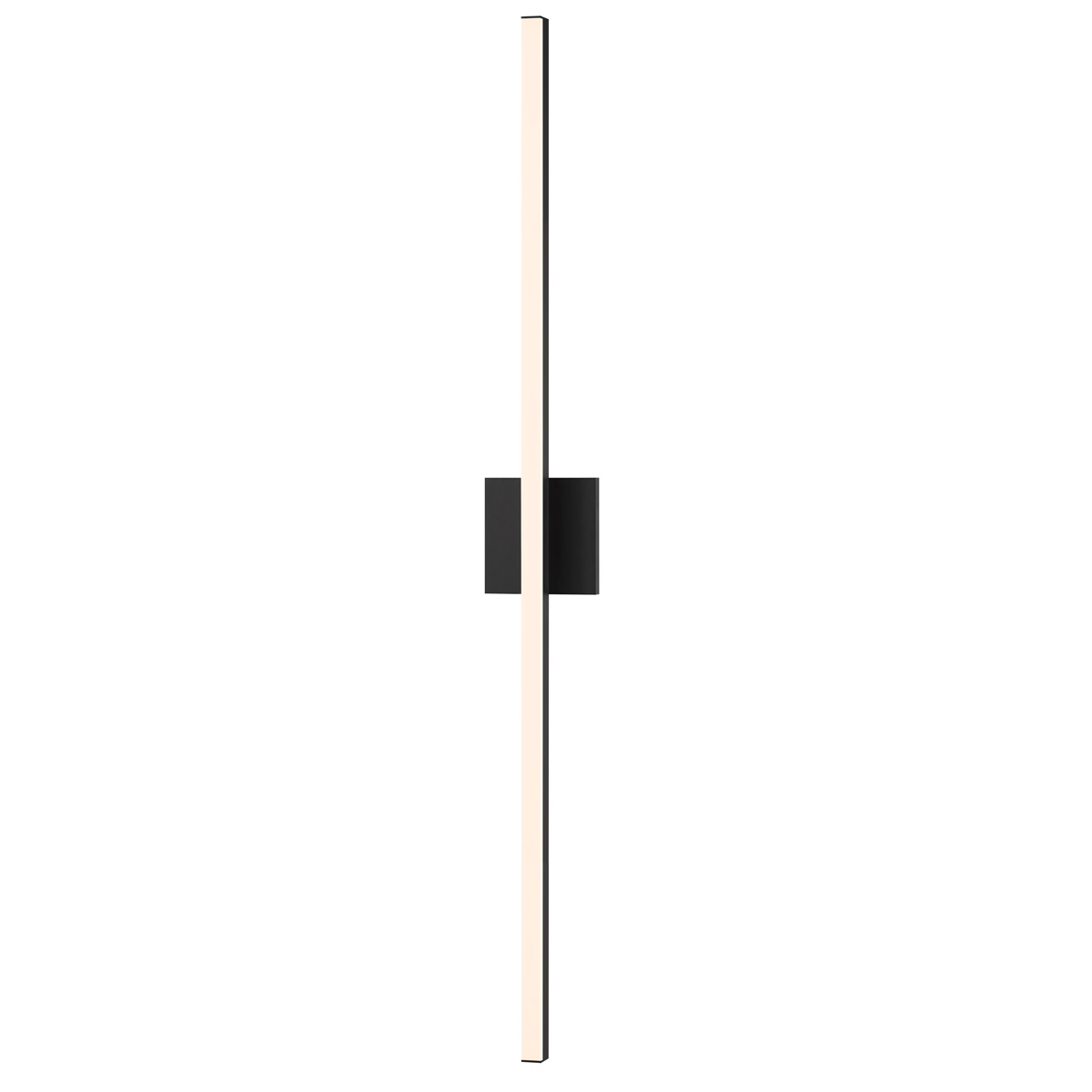 Stix LED 0.75 inch Satin Black Vanity Light Wall Light