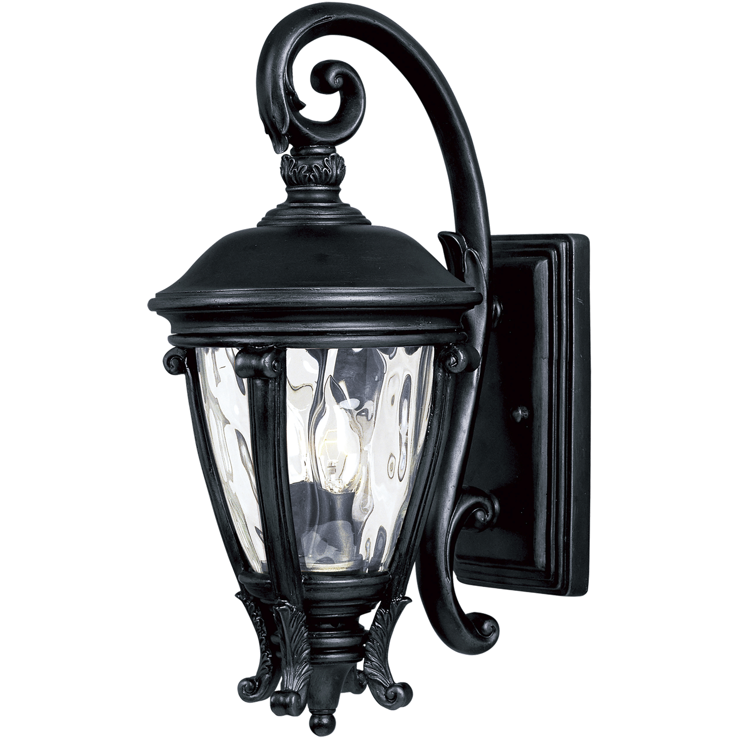 Camden VX 2 Light 19 inch Black Outdoor Wall Mount