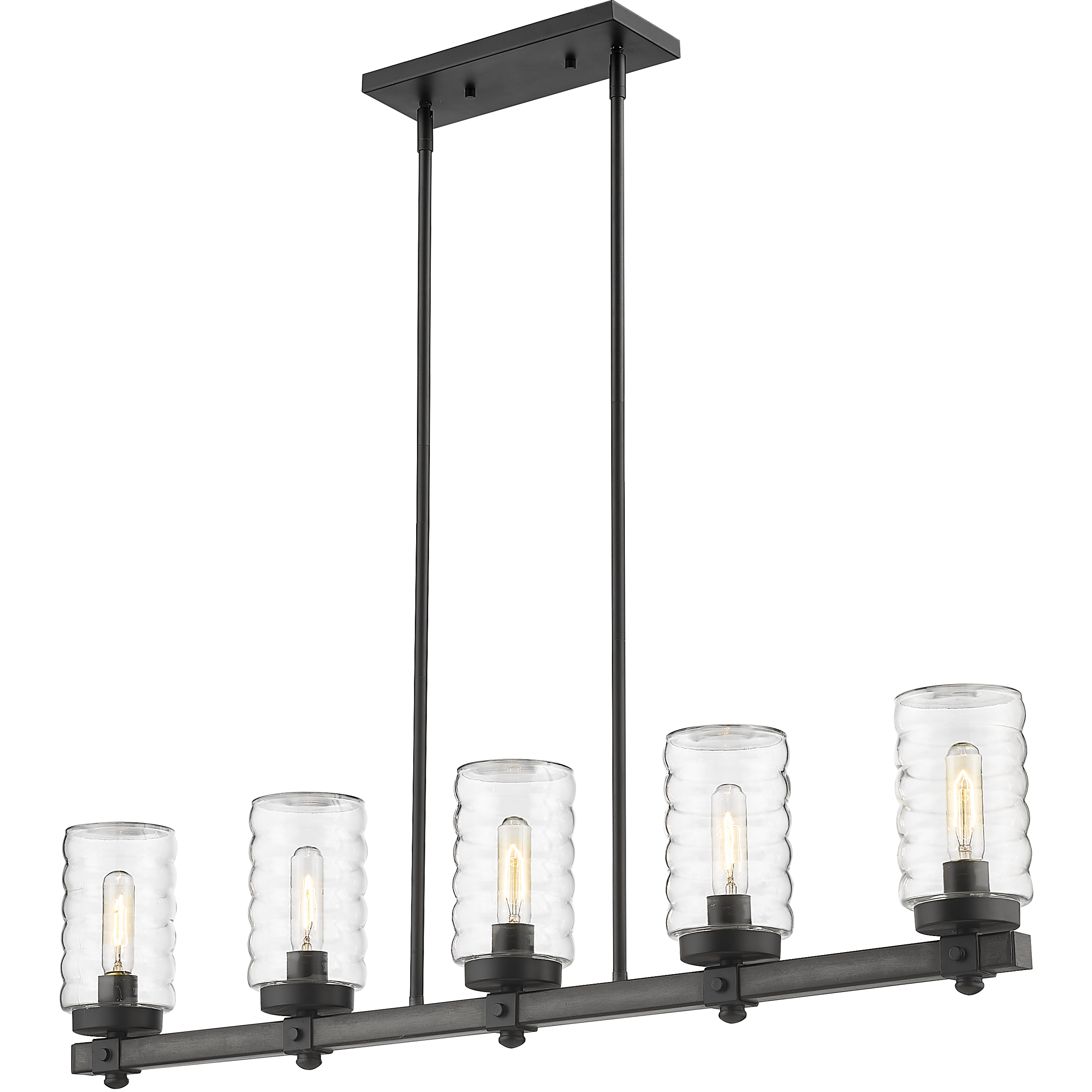 Crosby 5 outlet light linear chandelier