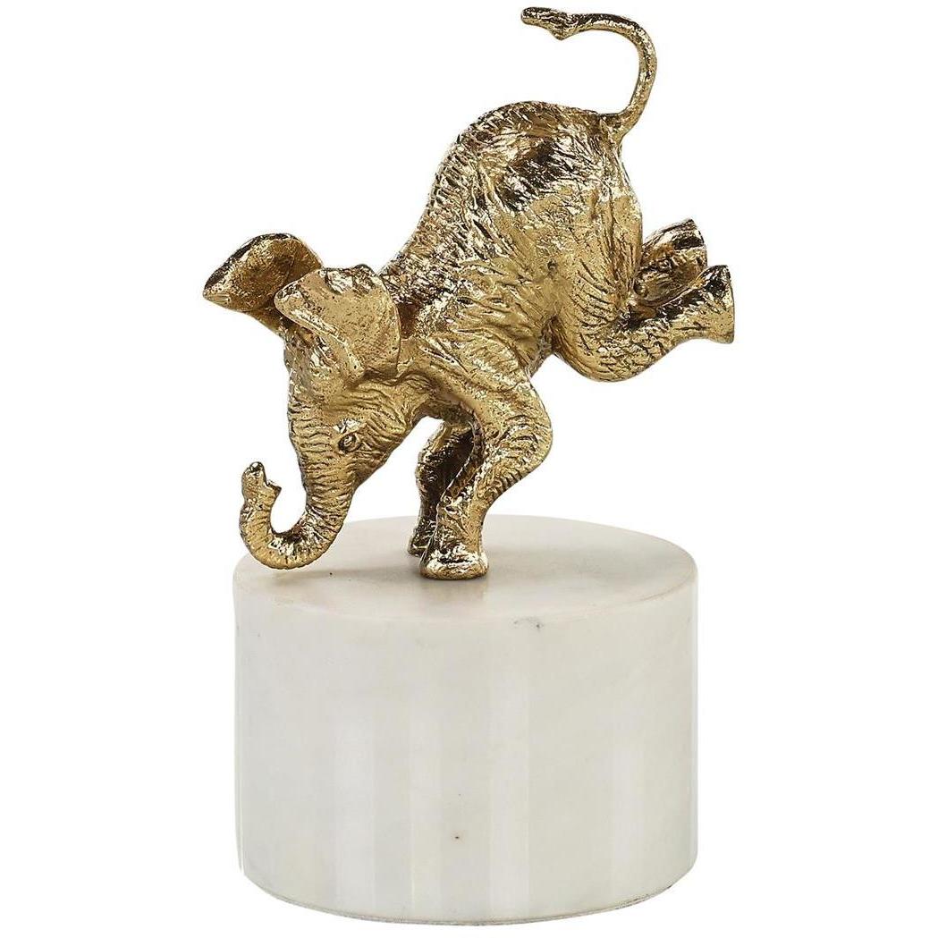 Playful Elephant 6.5 X 6.5 inch Bookend