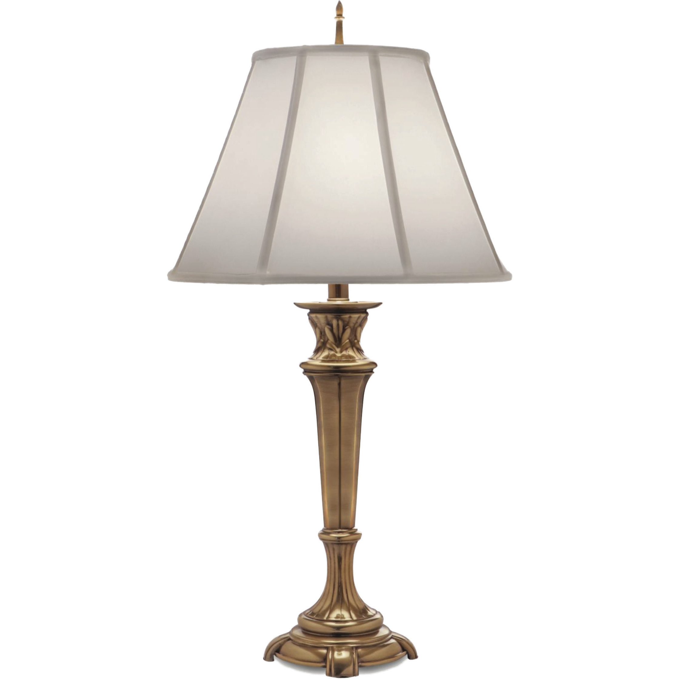 Ellie 35 inch 150 watt Burnished Brass Table Lamp Portable Light