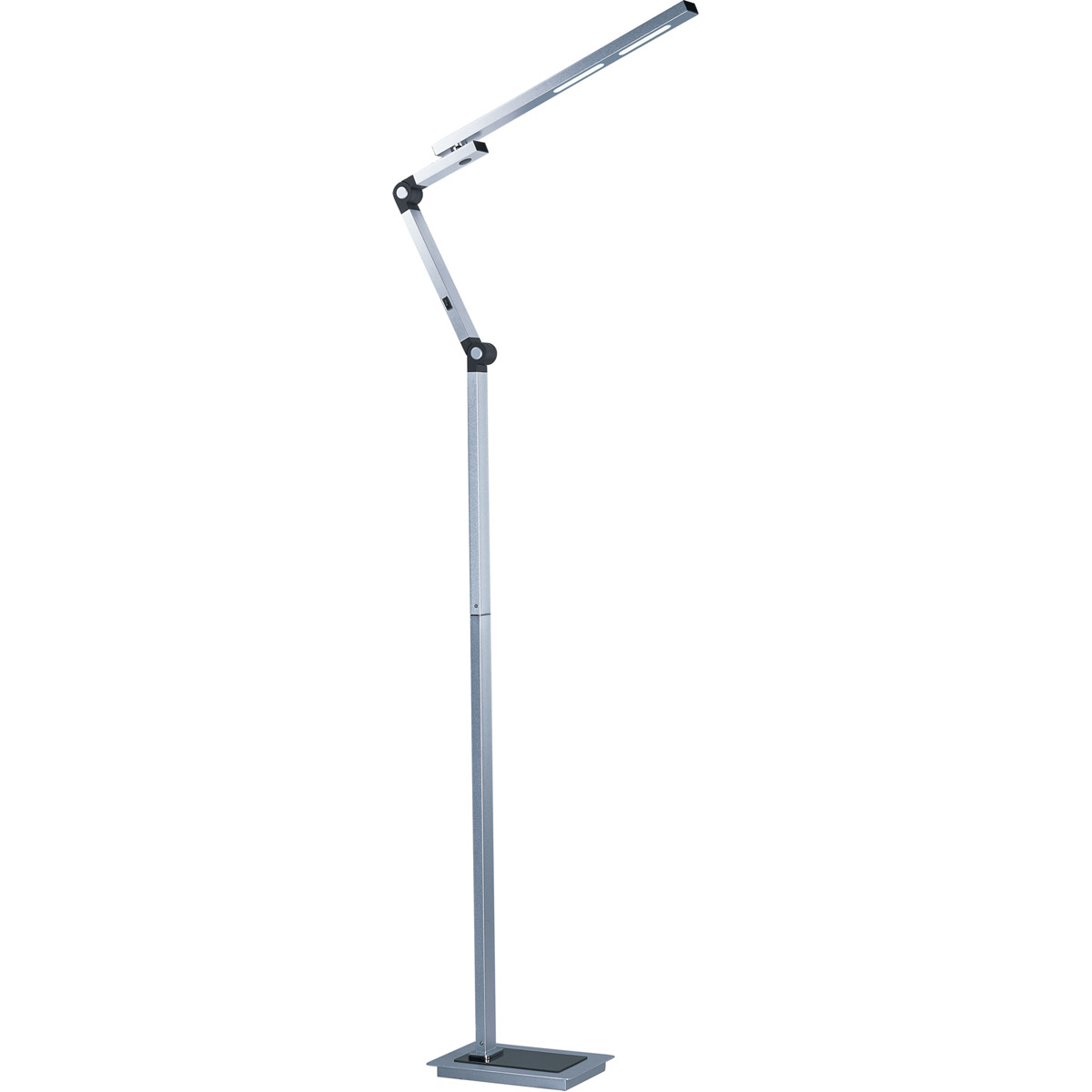 Eco-Task 67 inch 9 watt Satin Aluminum Floor Lamp Portable Light