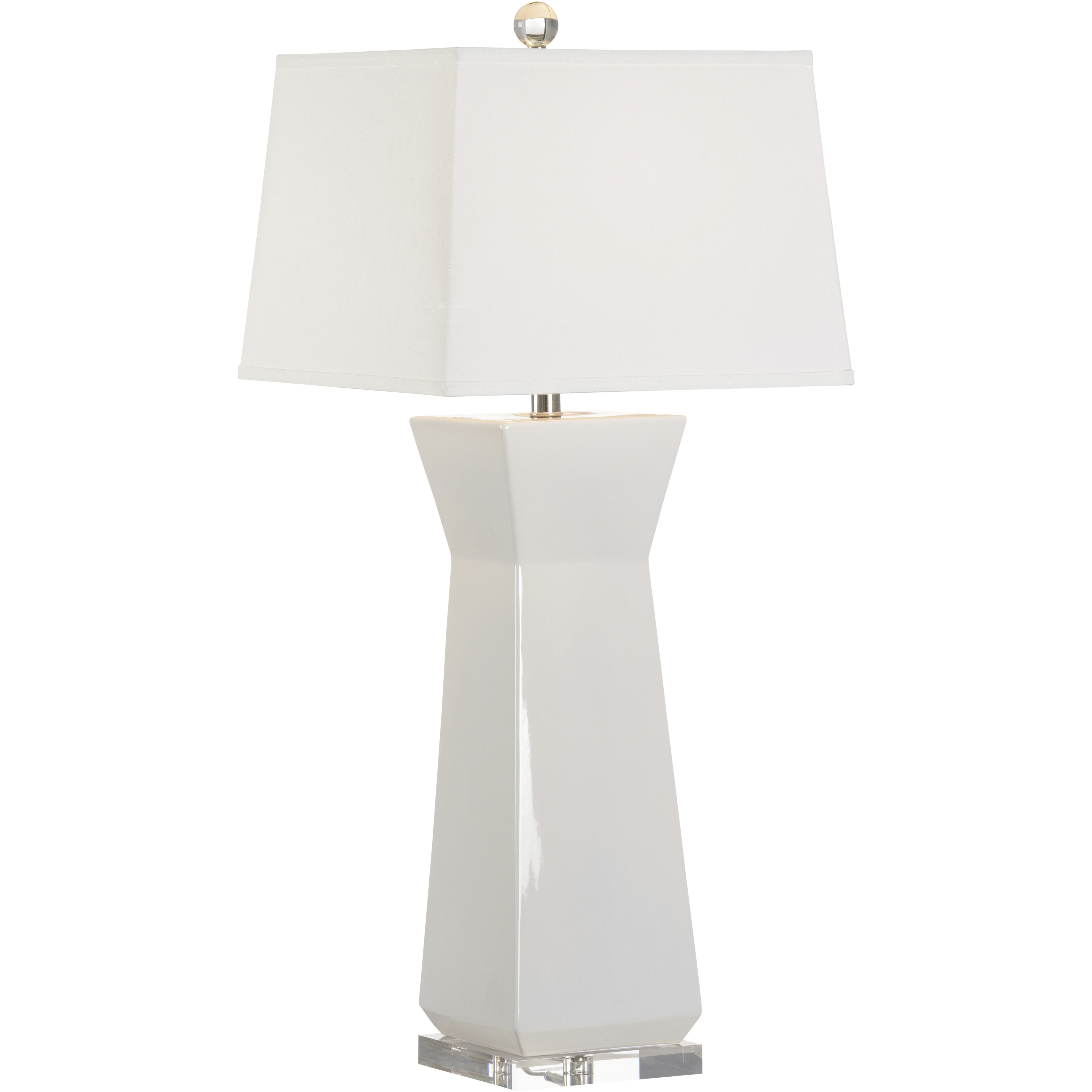 Fontainebleau 27 inch 100.00 watt White/Cream Table Lamp Portable Light