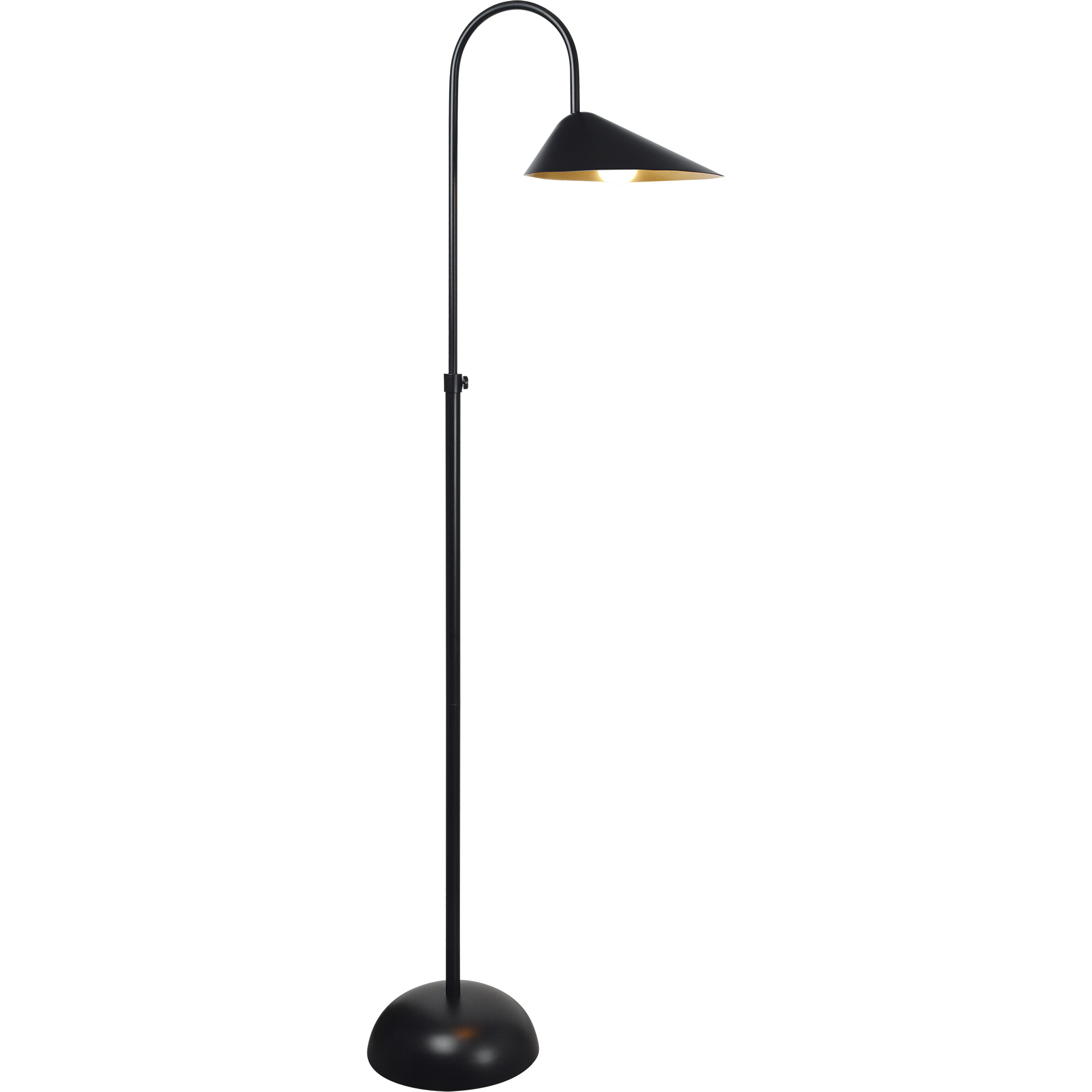 Forte 68.5 inch 60.00 watt Matte Black Floor Lamp Portable Light
