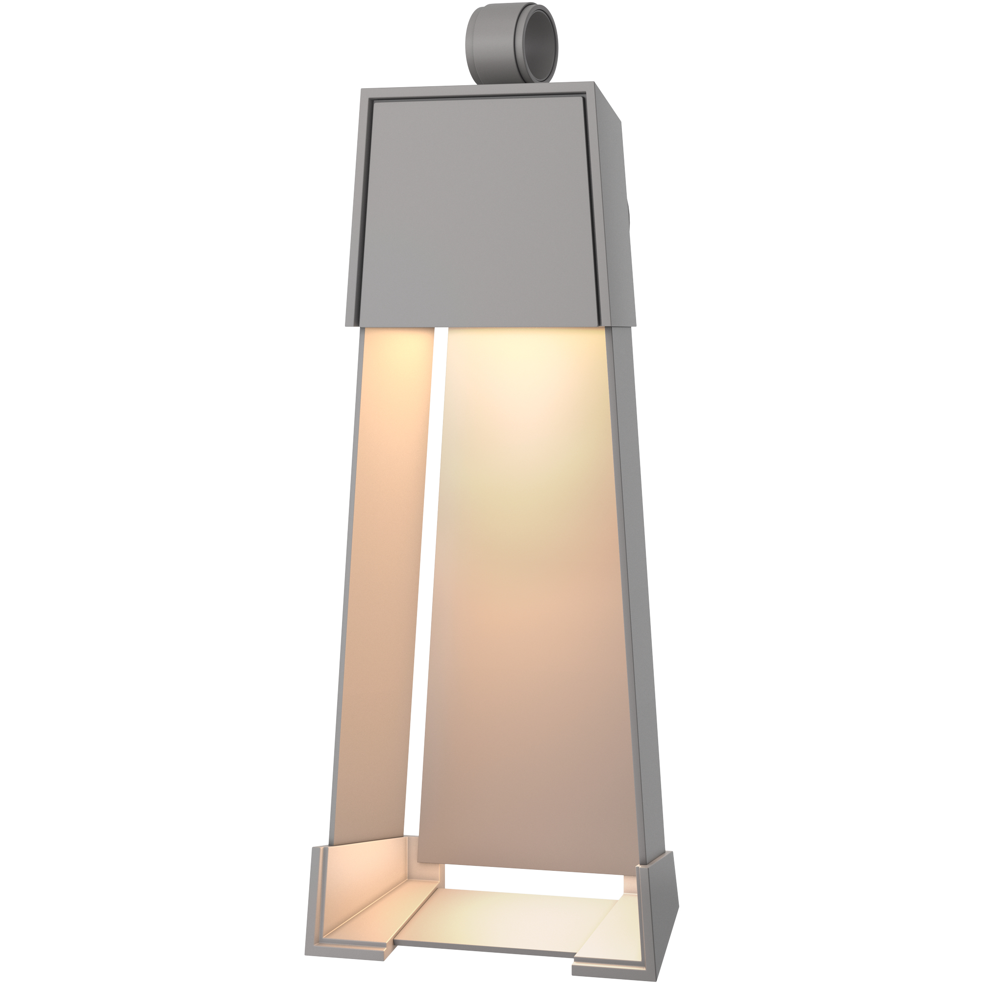 Revere 1 Light 25.1 inch Coastal Burnished Steel / Coastal Burnished Steel Outdoor Sconce, Medium