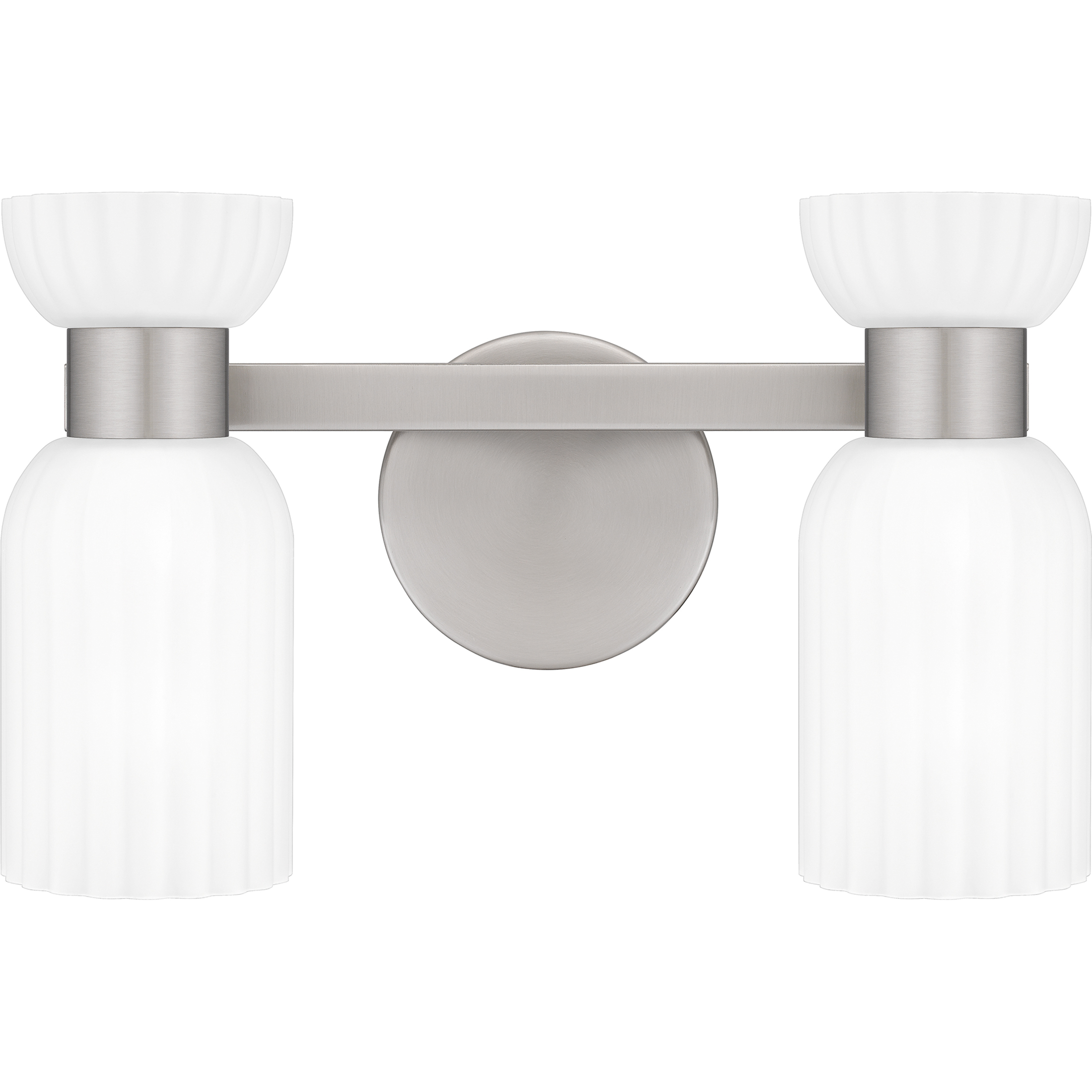 Rembrandt 2 Light 15 inch Brushed Nickel Bath Light Wall Light