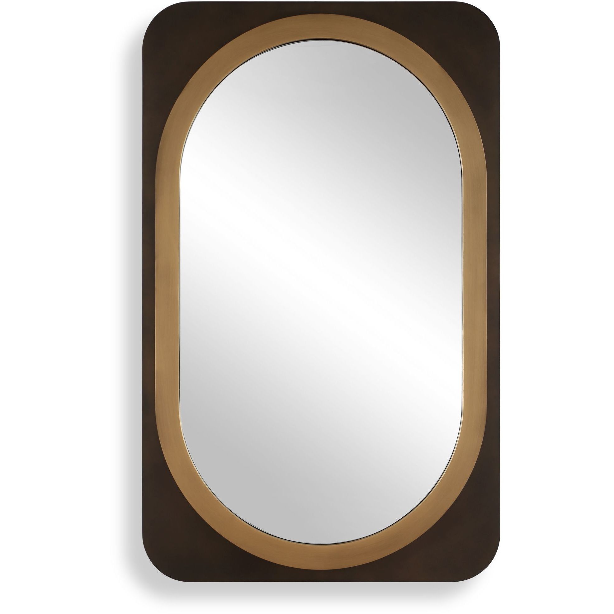 Condesa 48.38 X 29.88 inch Dark Bronze and Gold Mirror