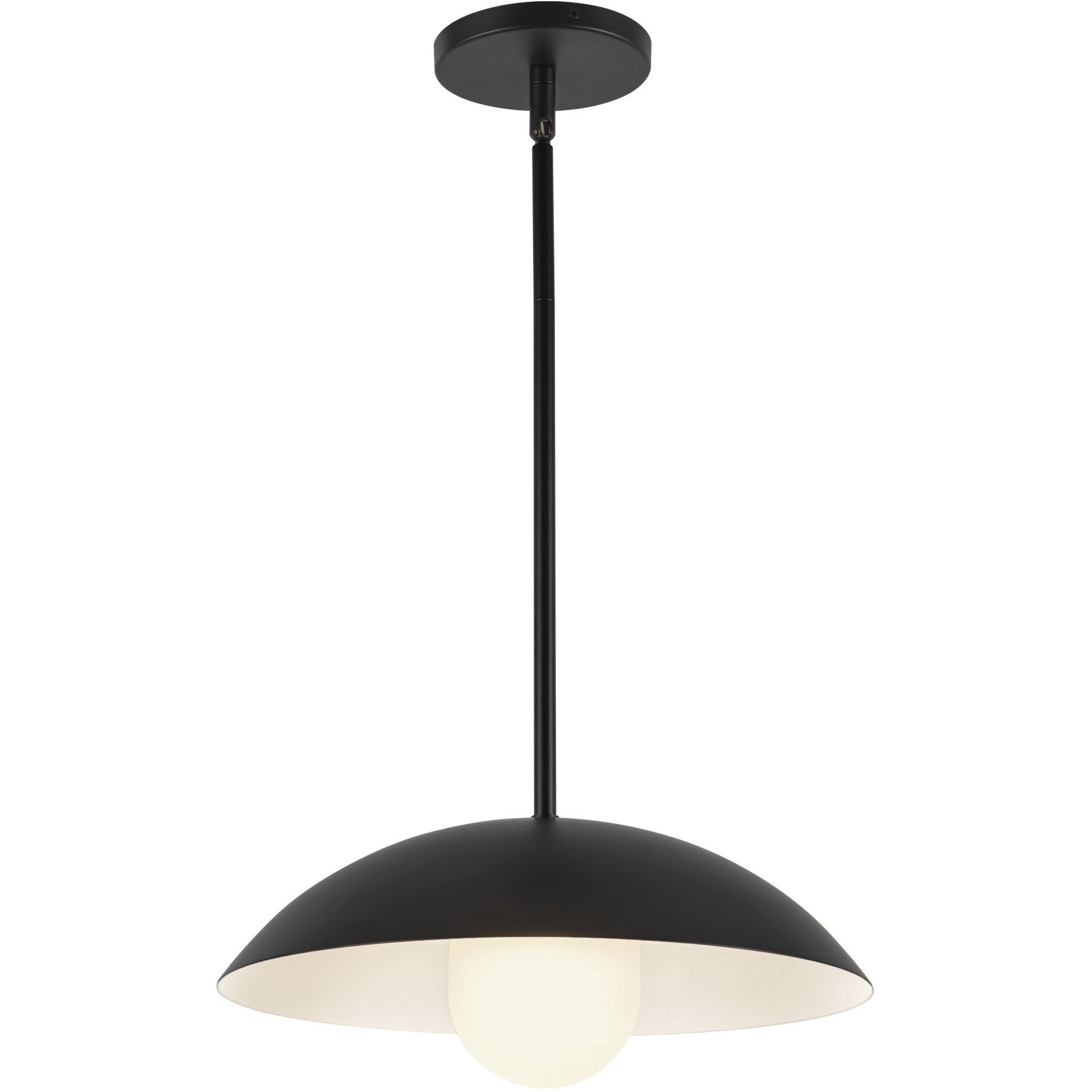 Umbra 1 Light 14 inch Black Pendant Ceiling Light