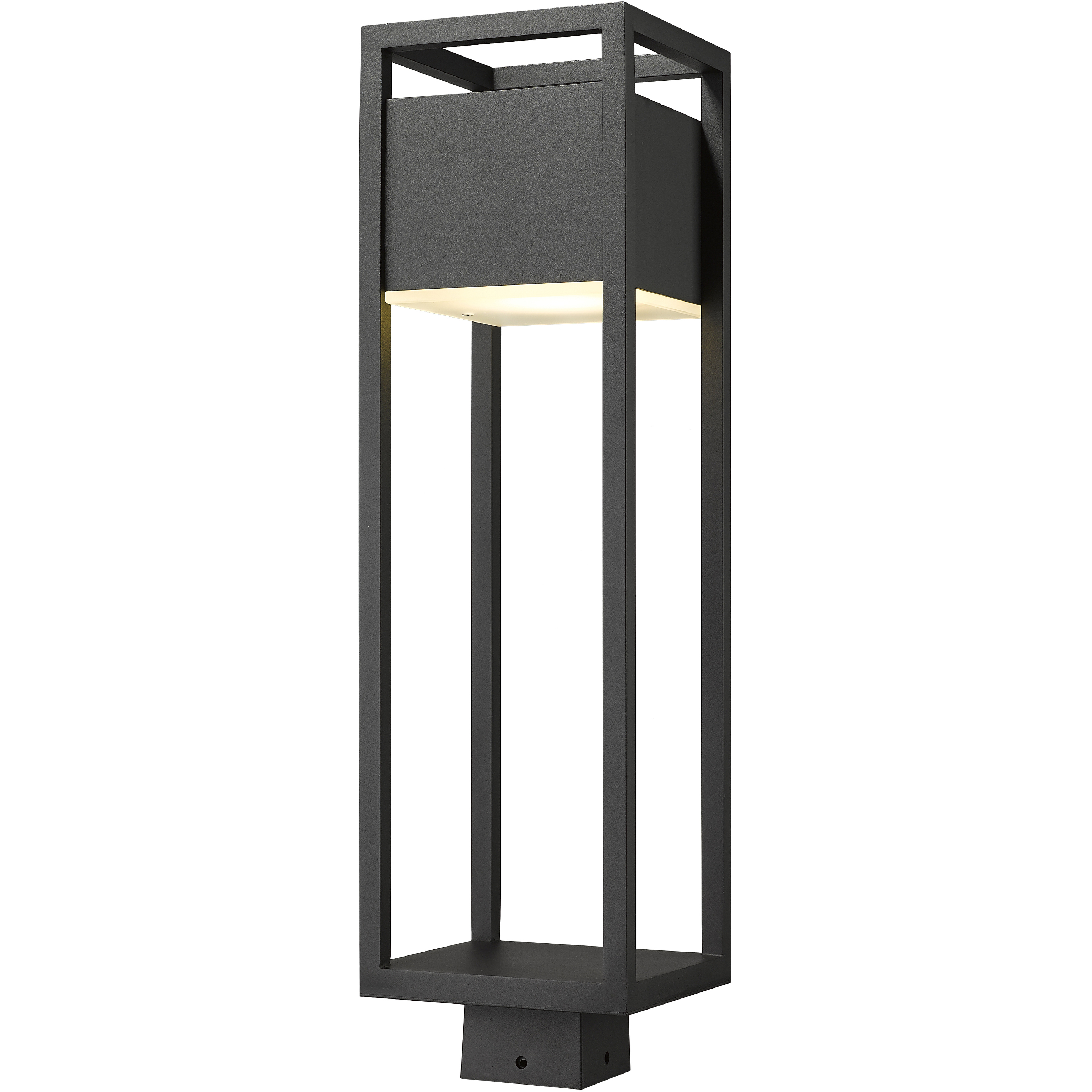 Barwick LED 25.75 inch Black Outdoor Post Mount Fixture