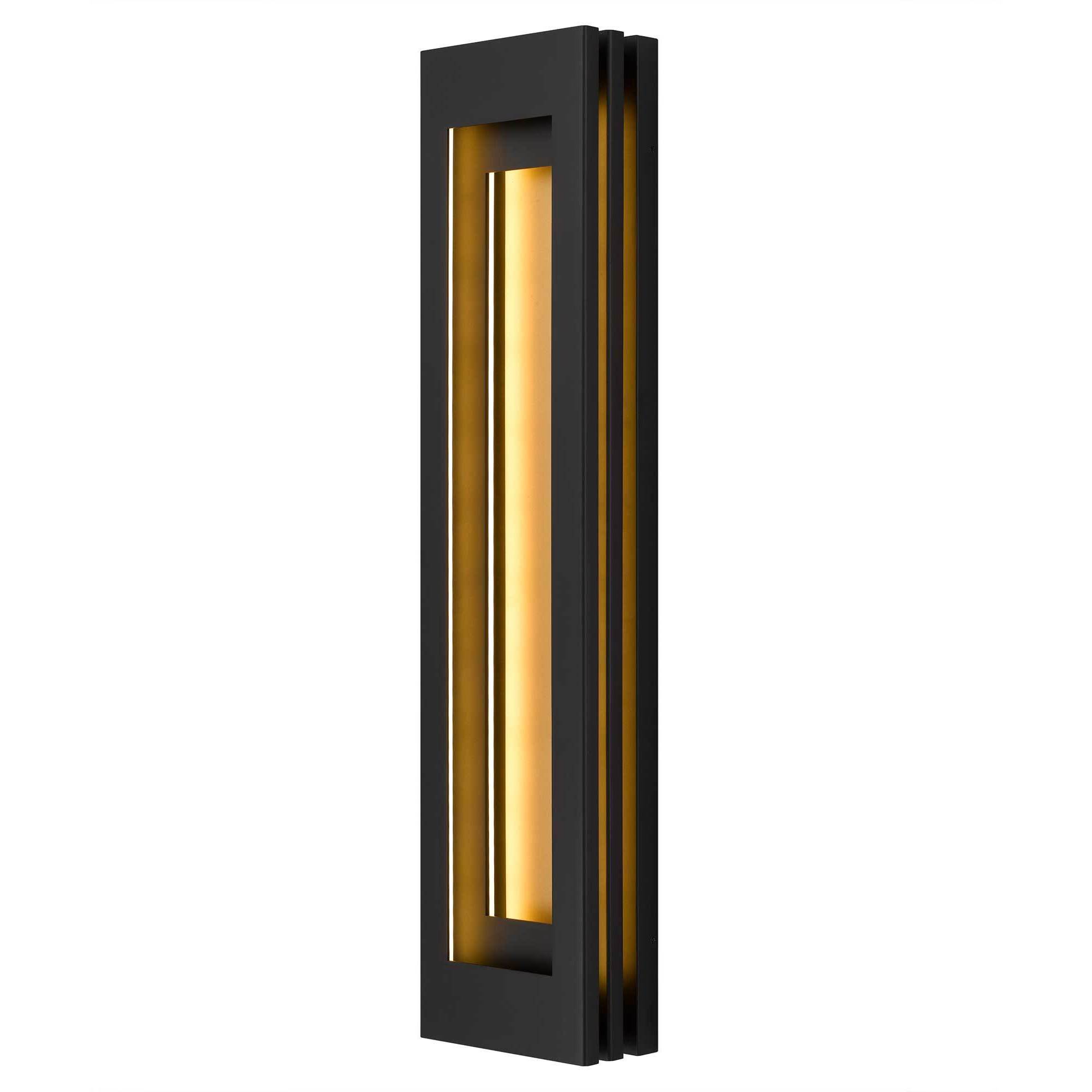 Layer LED 38 inch Sand Black Outdoor Wall Sconce