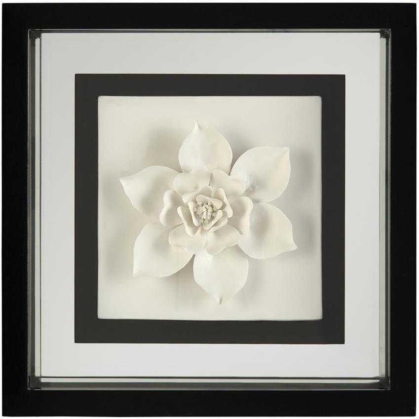 Porcelain Flower IV Black and White Giclees, Floral