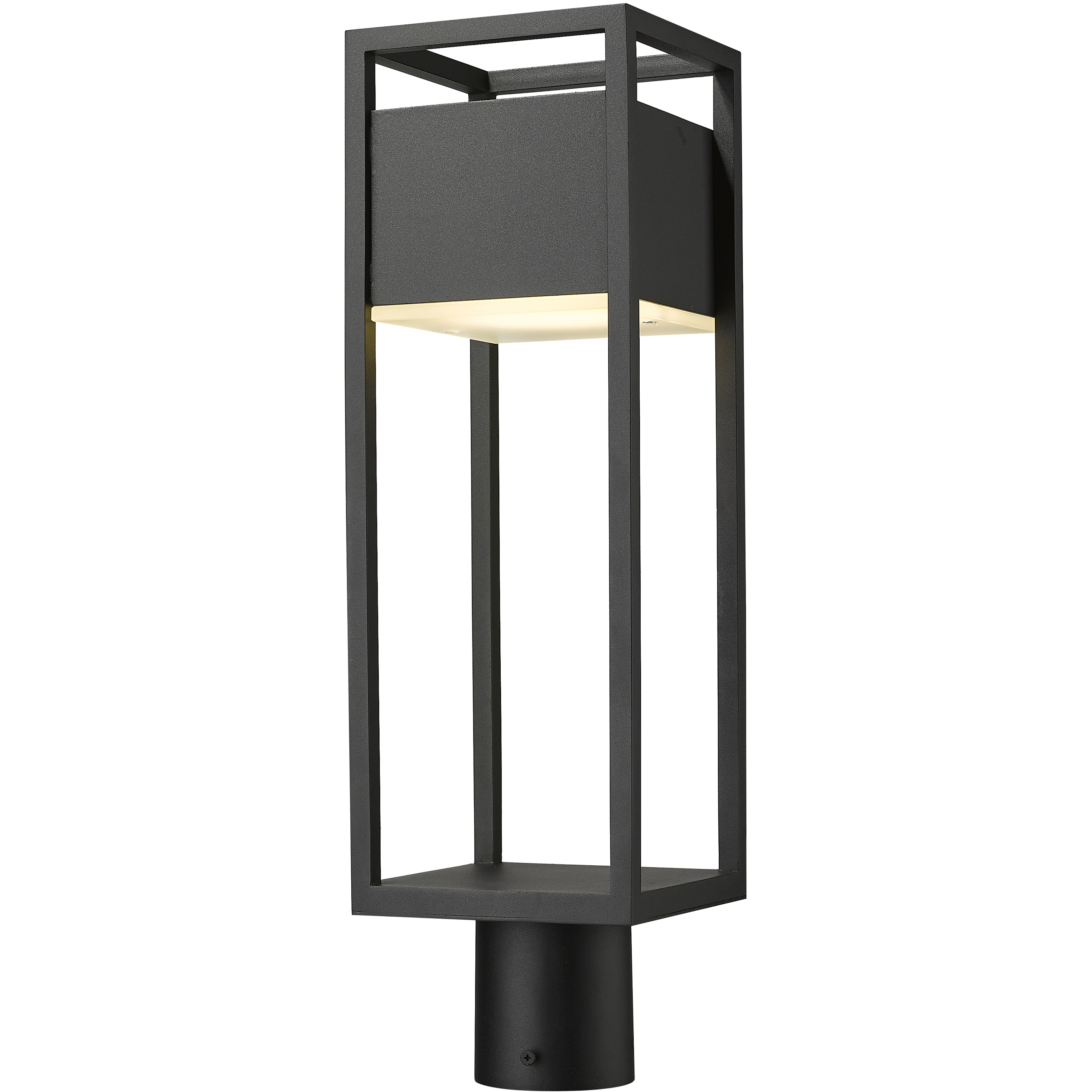 Barwick LED 21.25 inch Black Outdoor Post Mount Fixture
