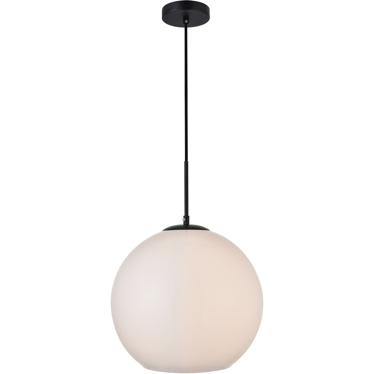 Huntington 1 Light 13.8 inch Black Pendant Ceiling Light