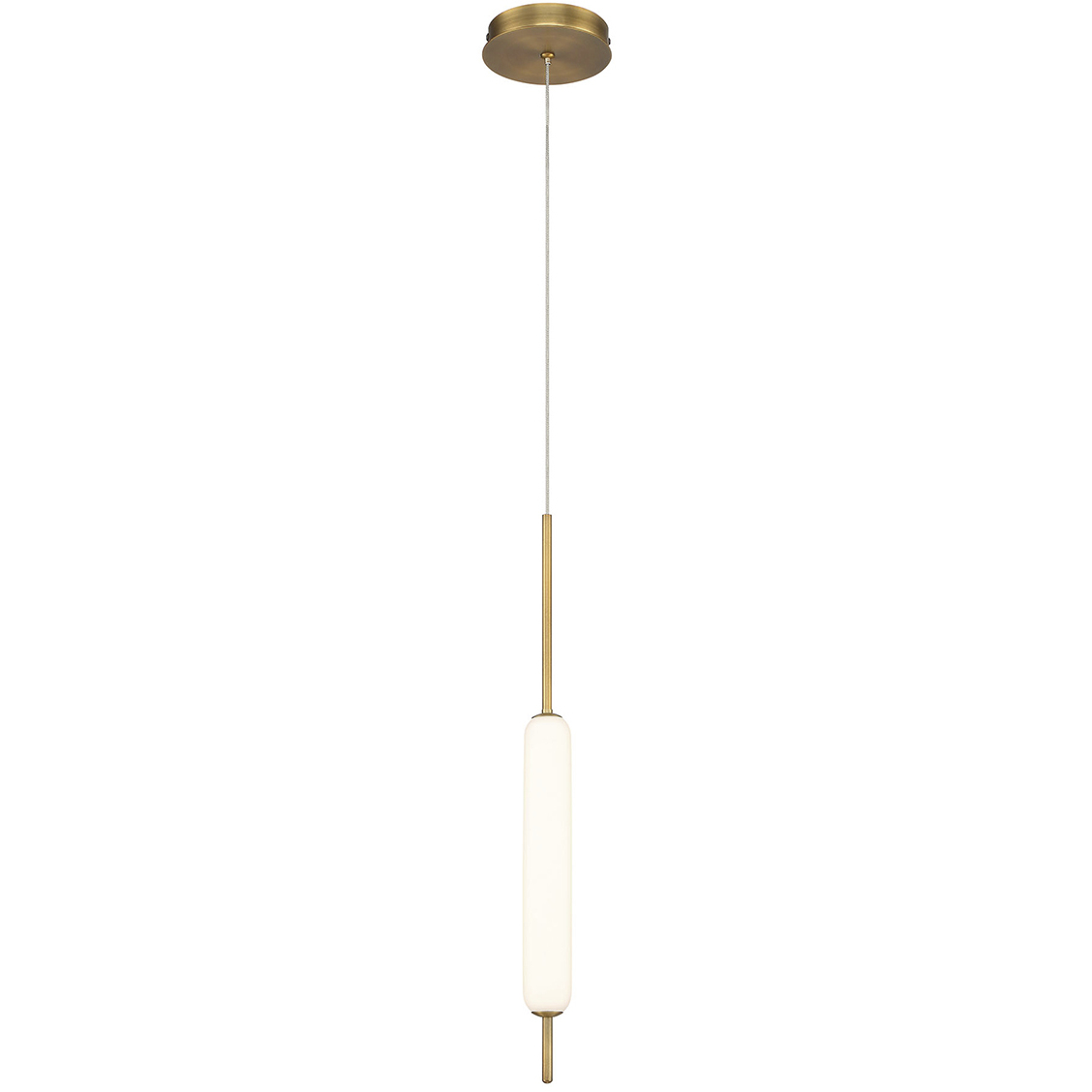 Cumberland LED 5.25 inch Gold Pendant Ceiling Light