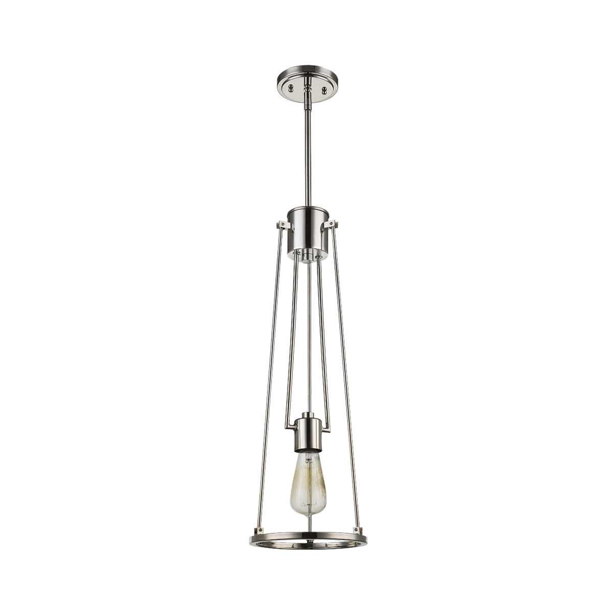 Jade 1 Light 8 inch Polished Nickel Pendant Ceiling Light