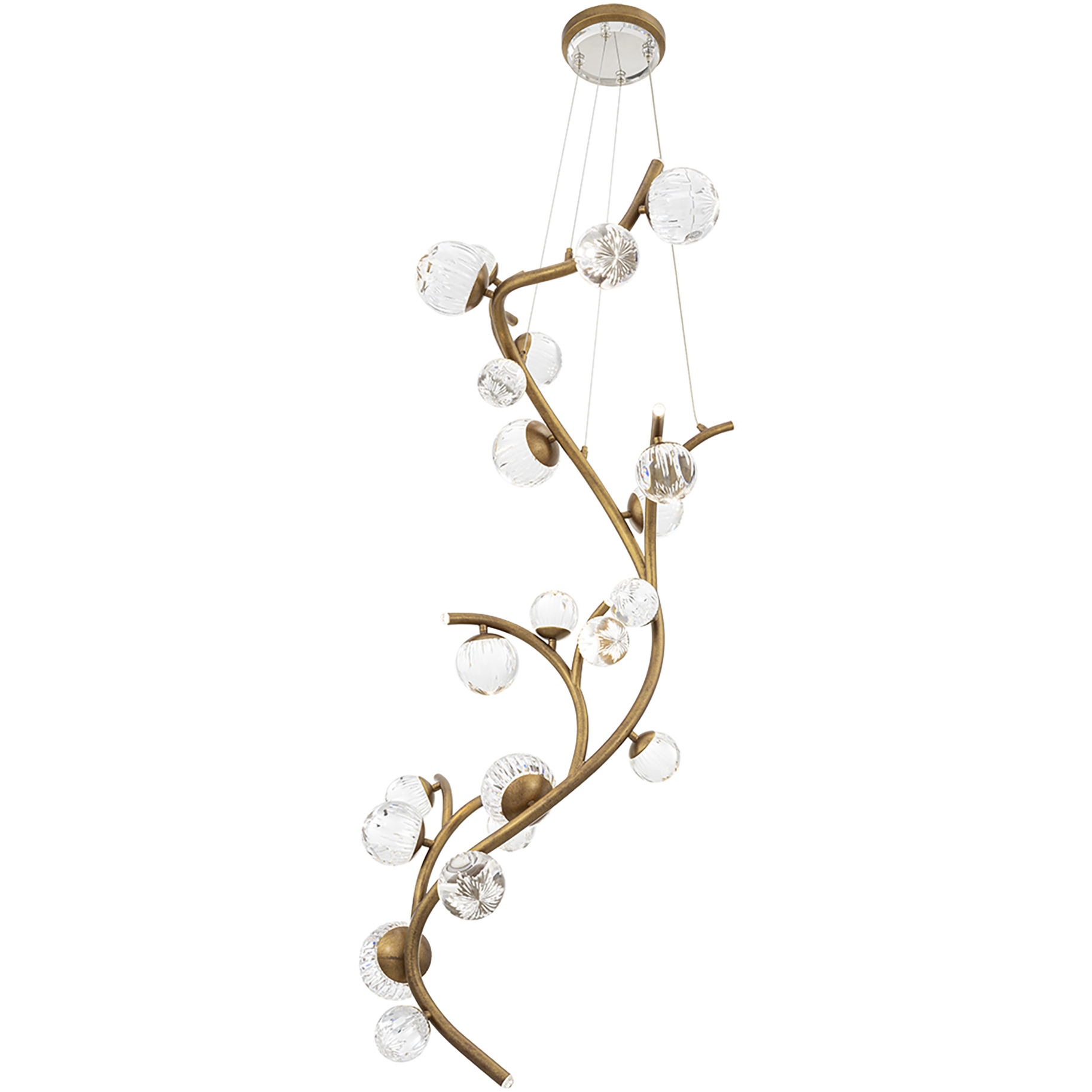 Forever Audacity LED 24 inch French Gold Pendant Ceiling Light